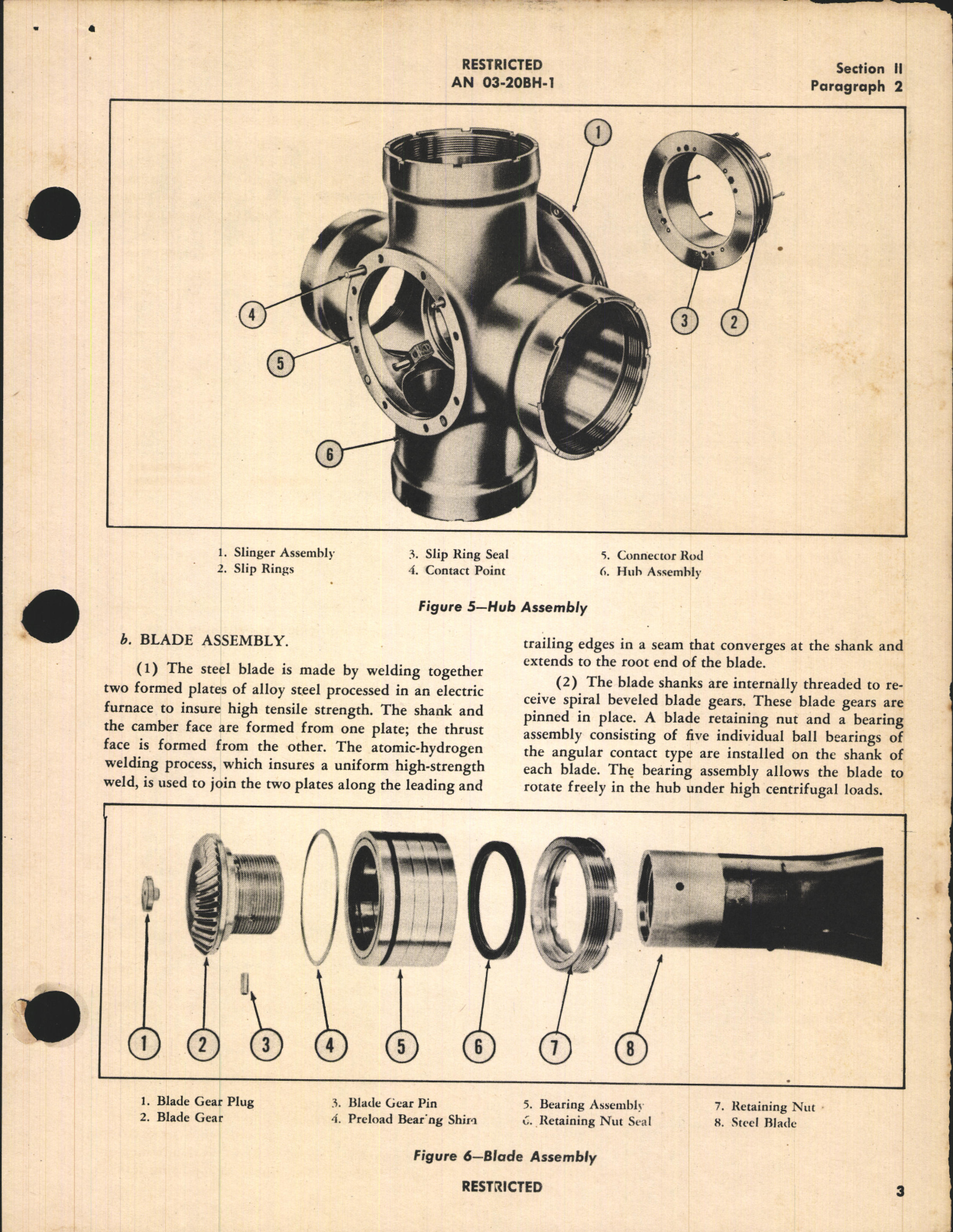 Sample page 7 from AirCorps Library document: Operation, Service, & Overhaul Instructions with Parts Catalog for Electric Propellers Model C542S-A