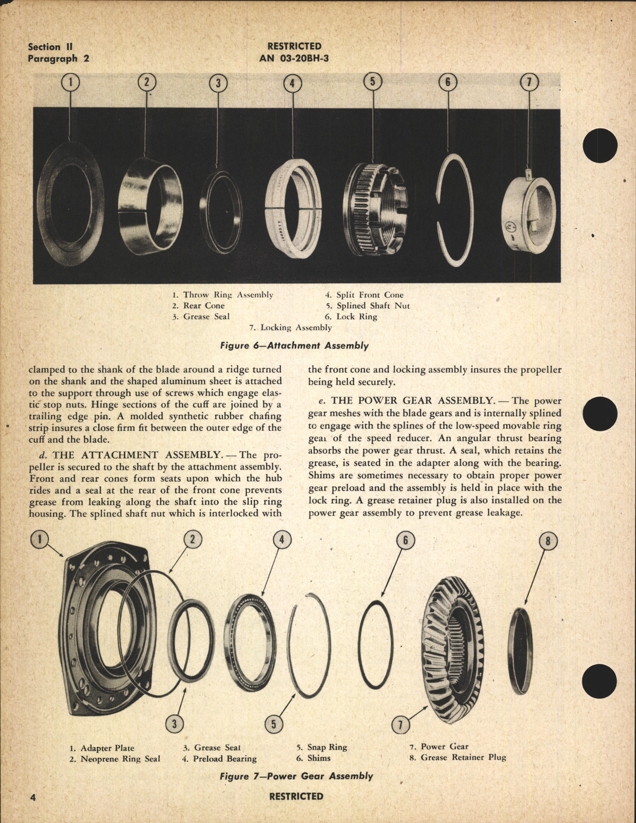 Sample page 8 from AirCorps Library document: Operation, Service, & Overhaul Instructions with Parts Catalog for Electric Propeller Model C542S-B