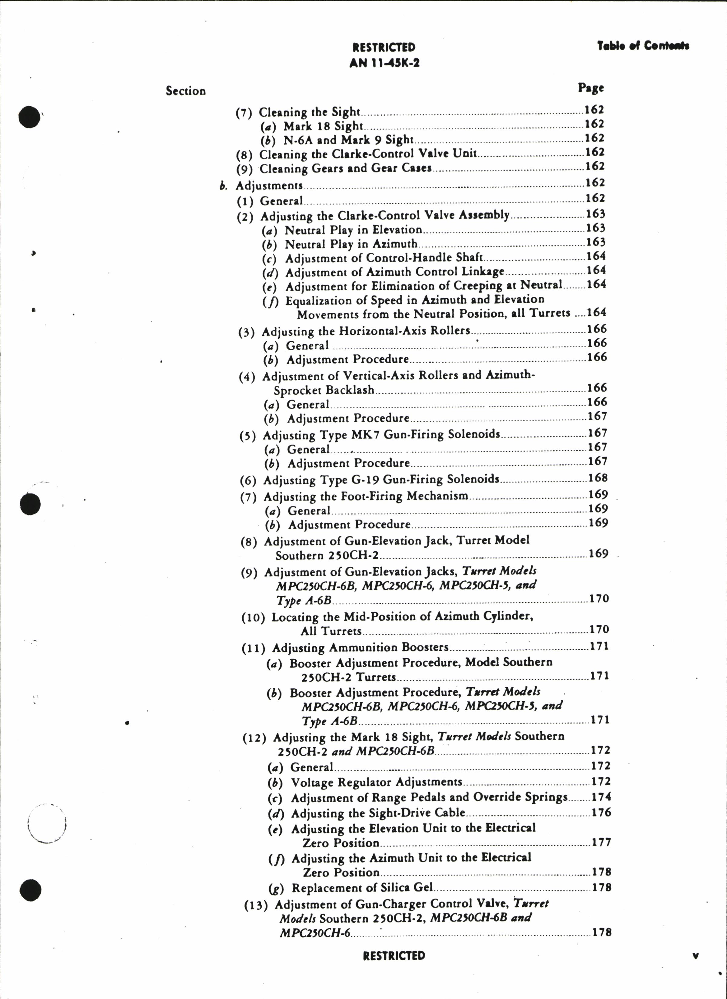 Sample page 8 from AirCorps Library document: Operation, Service, and Overhaul Instructions for Turret Models MPC 250CH-5, -6, -6B, Army Model A-6B