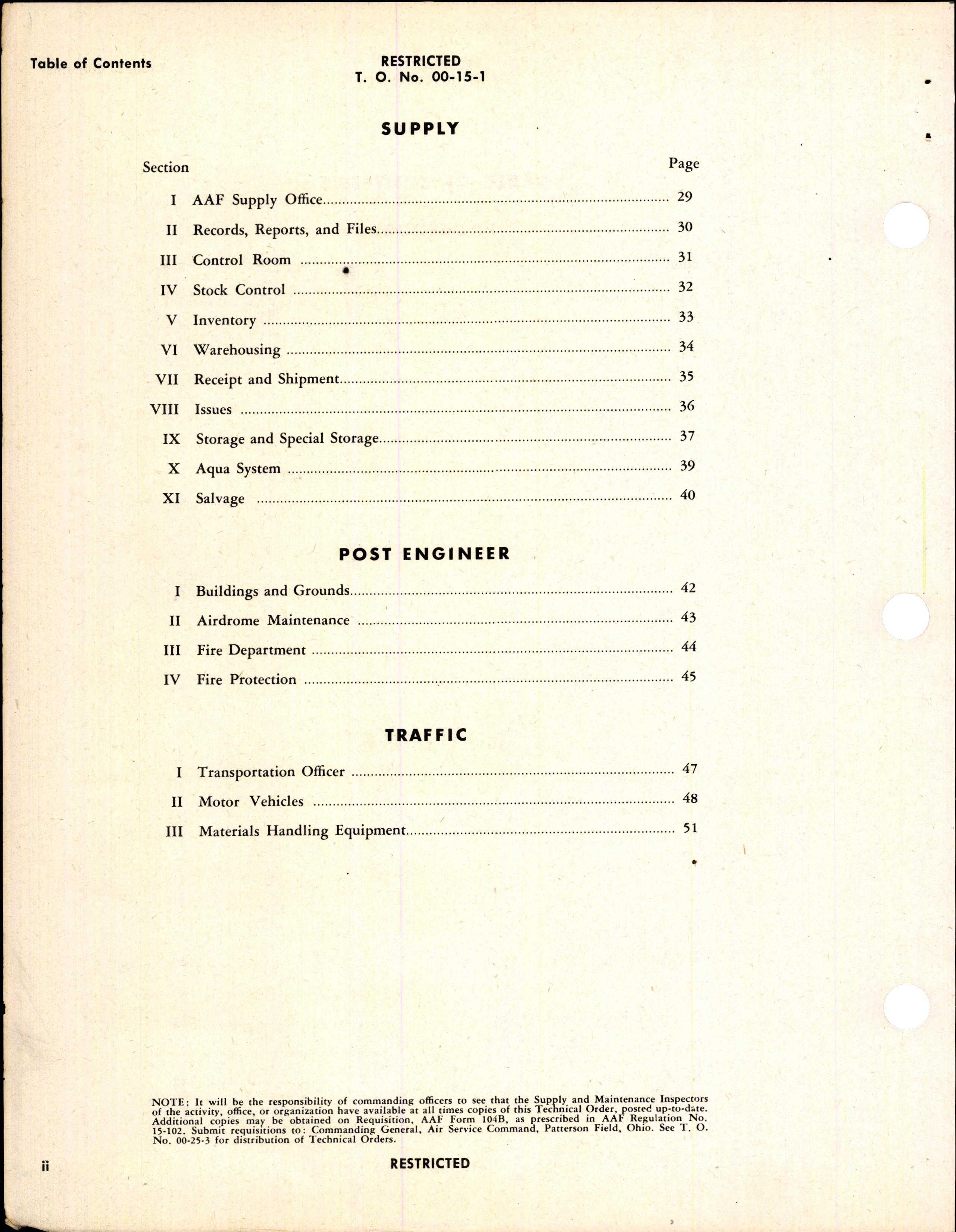 Sample page 4 from AirCorps Library document: AAF Supply and Maintenance Inspection Manual