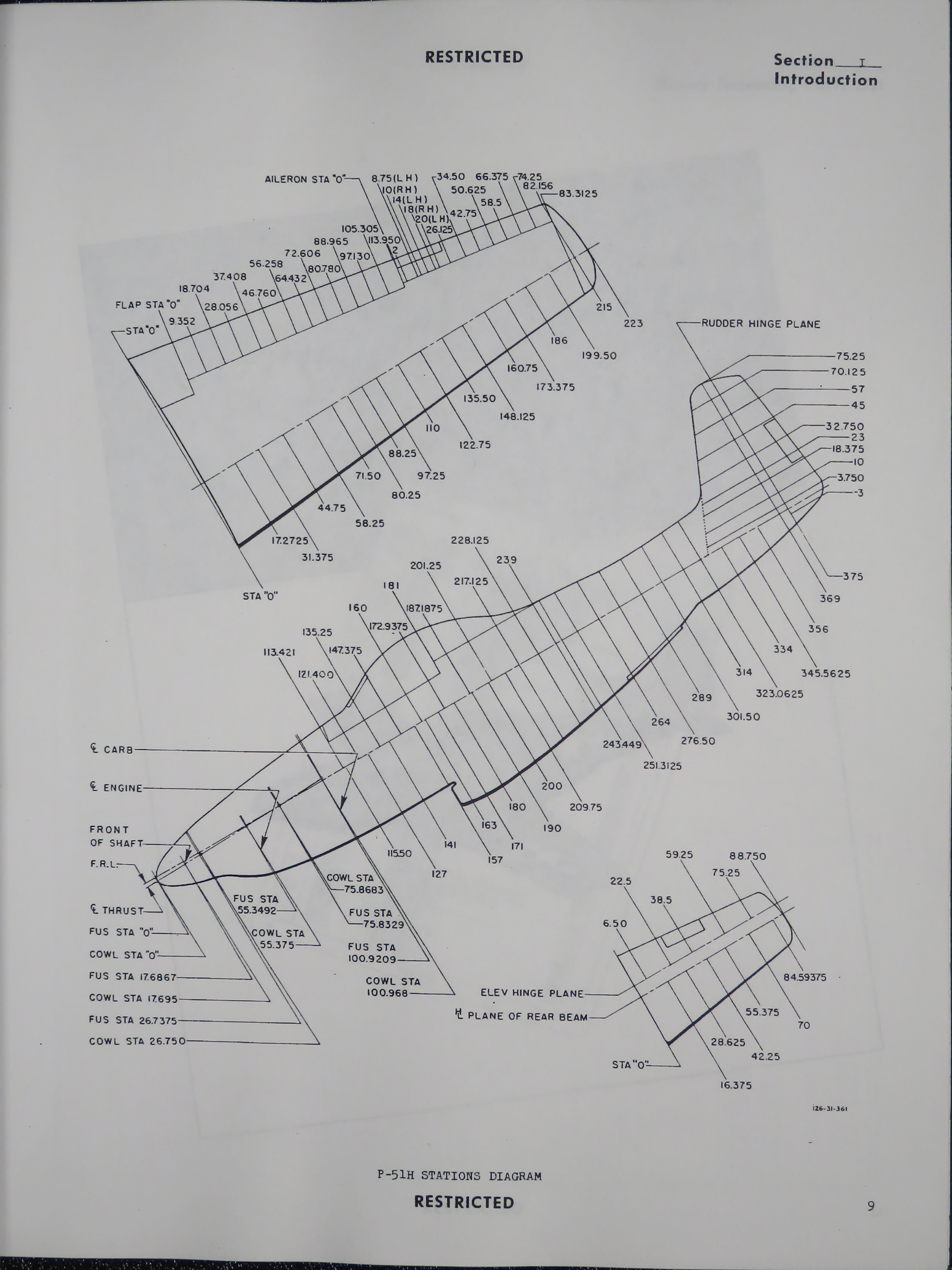 Sample page 17 from AirCorps Library document: Preliminary Parts Catalog for P-51H