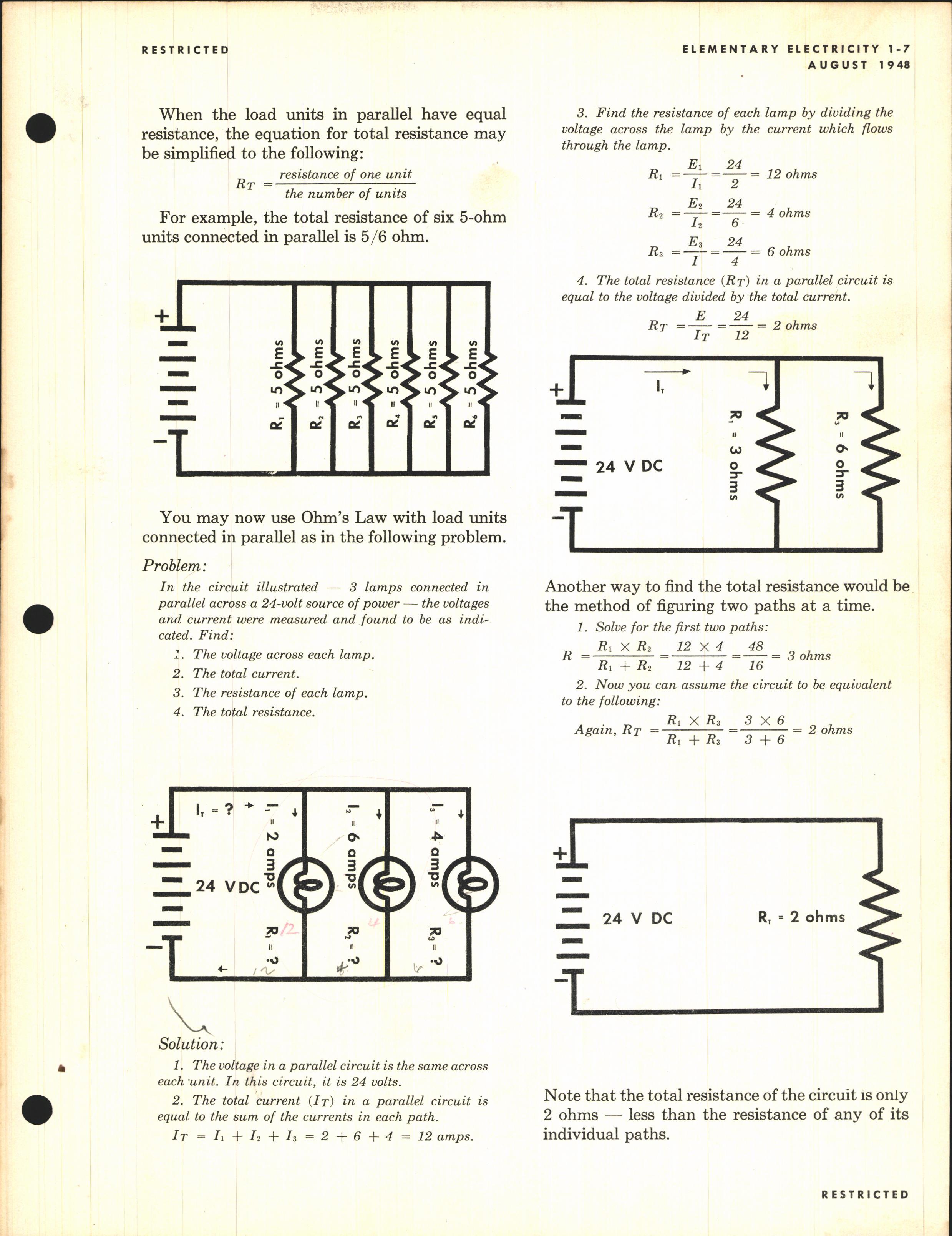 Sample page 15 from AirCorps Library document: Elementary Electricity for Airplane Mechanics