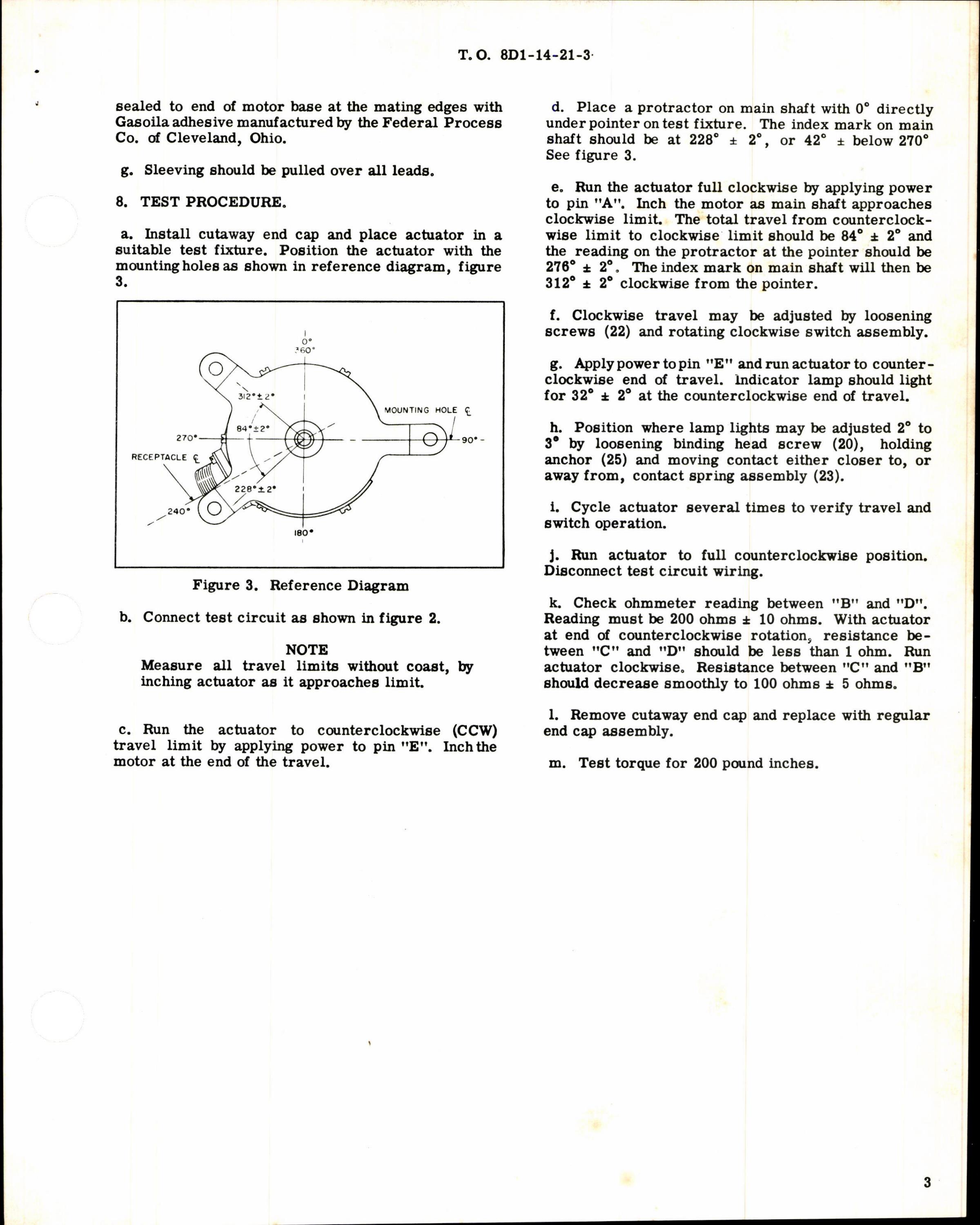 Sample page 3 from AirCorps Library document: Instructions w Parts Breakdown for Actuator, Cockpit Mixing Valve