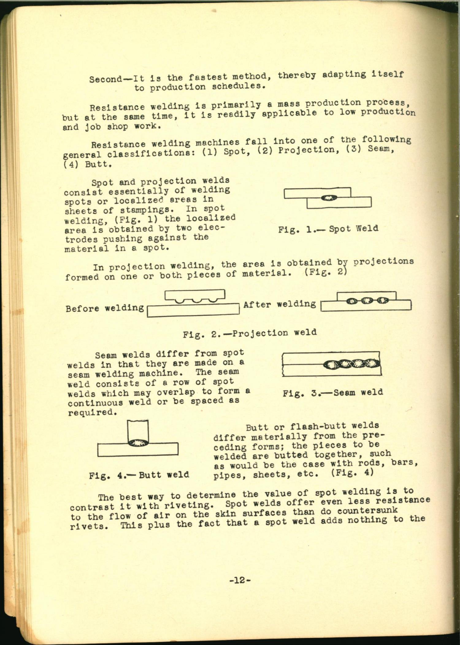 Sample page 22 from AirCorps Library document: Aircraft Spot Welding