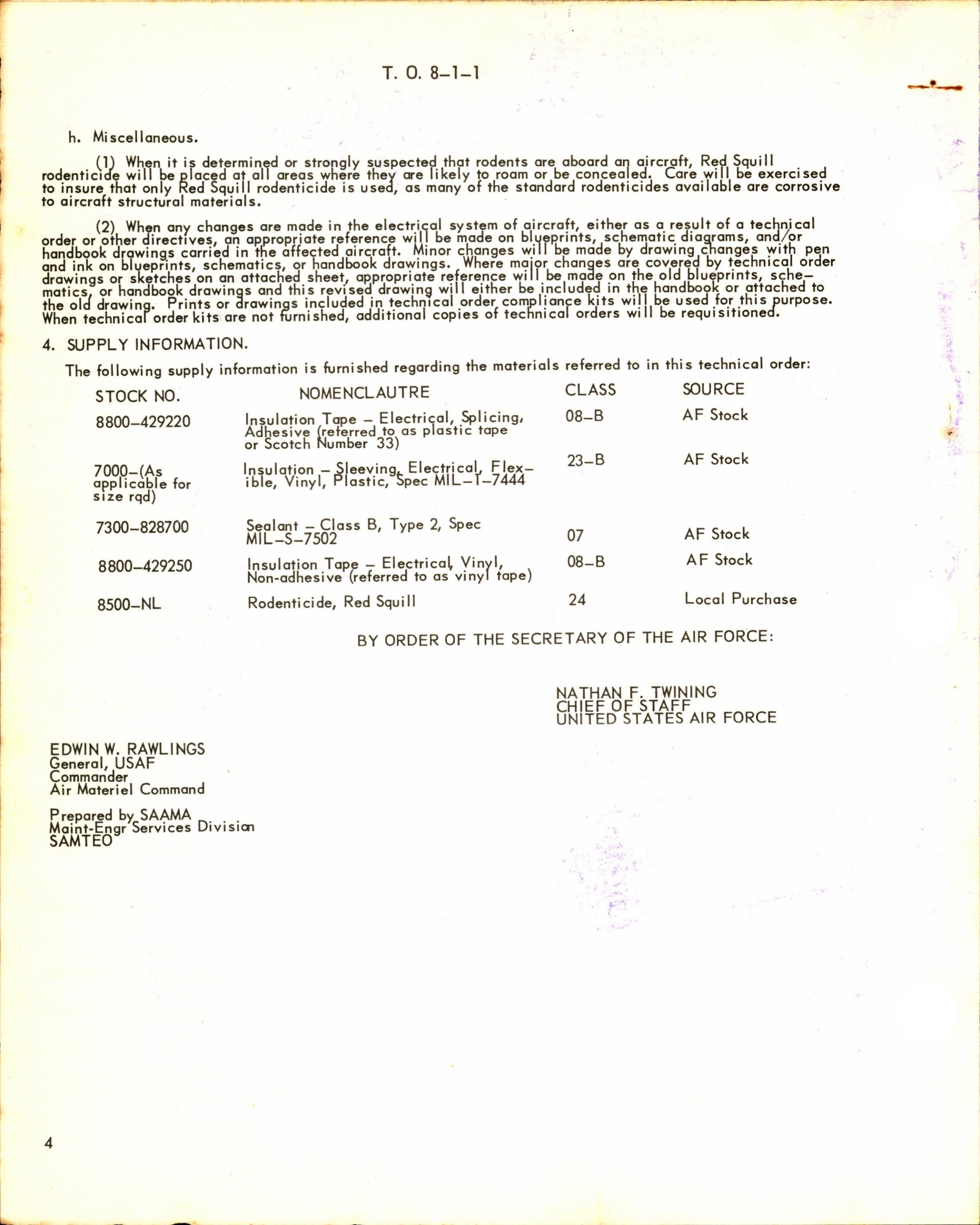 Sample page 4 from AirCorps Library document: Aircraft Electrical System Inspection Maintenance and Installation Procedures