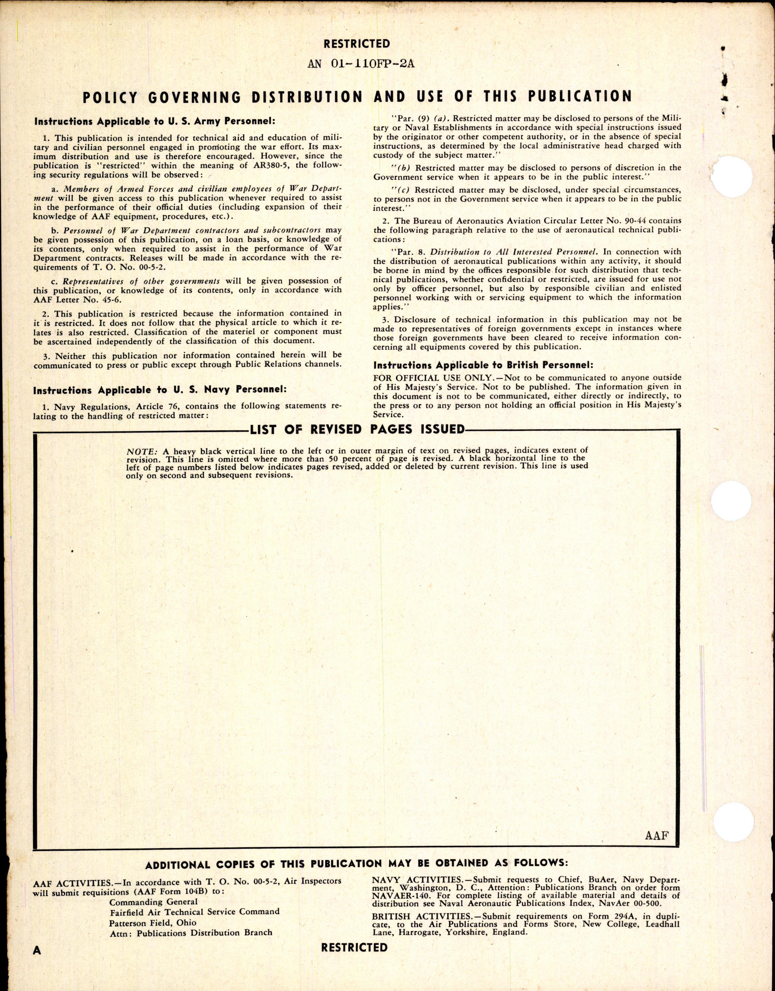 Sample page 2 from AirCorps Library document: Maintenance Instructions for Airplanes Army Models RP-63A