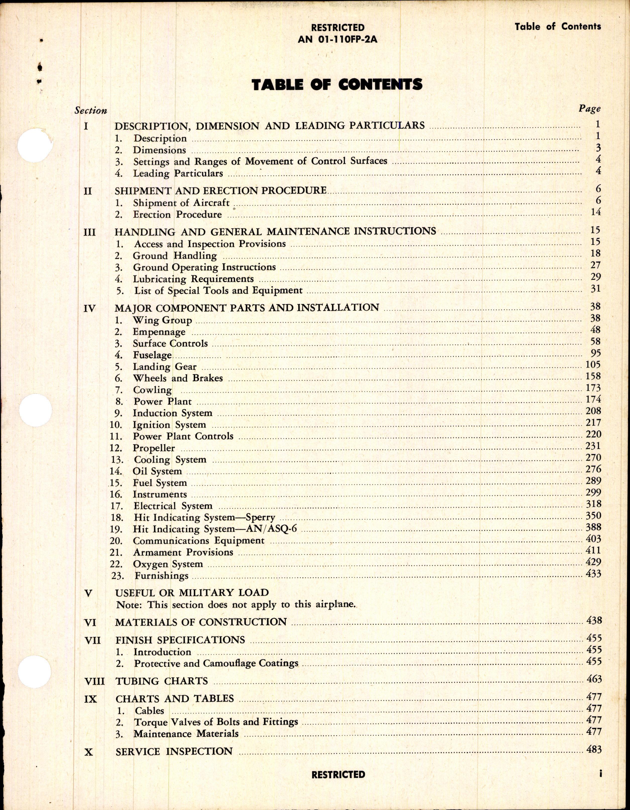 Sample page 3 from AirCorps Library document: Maintenance Instructions for Airplanes Army Models RP-63A