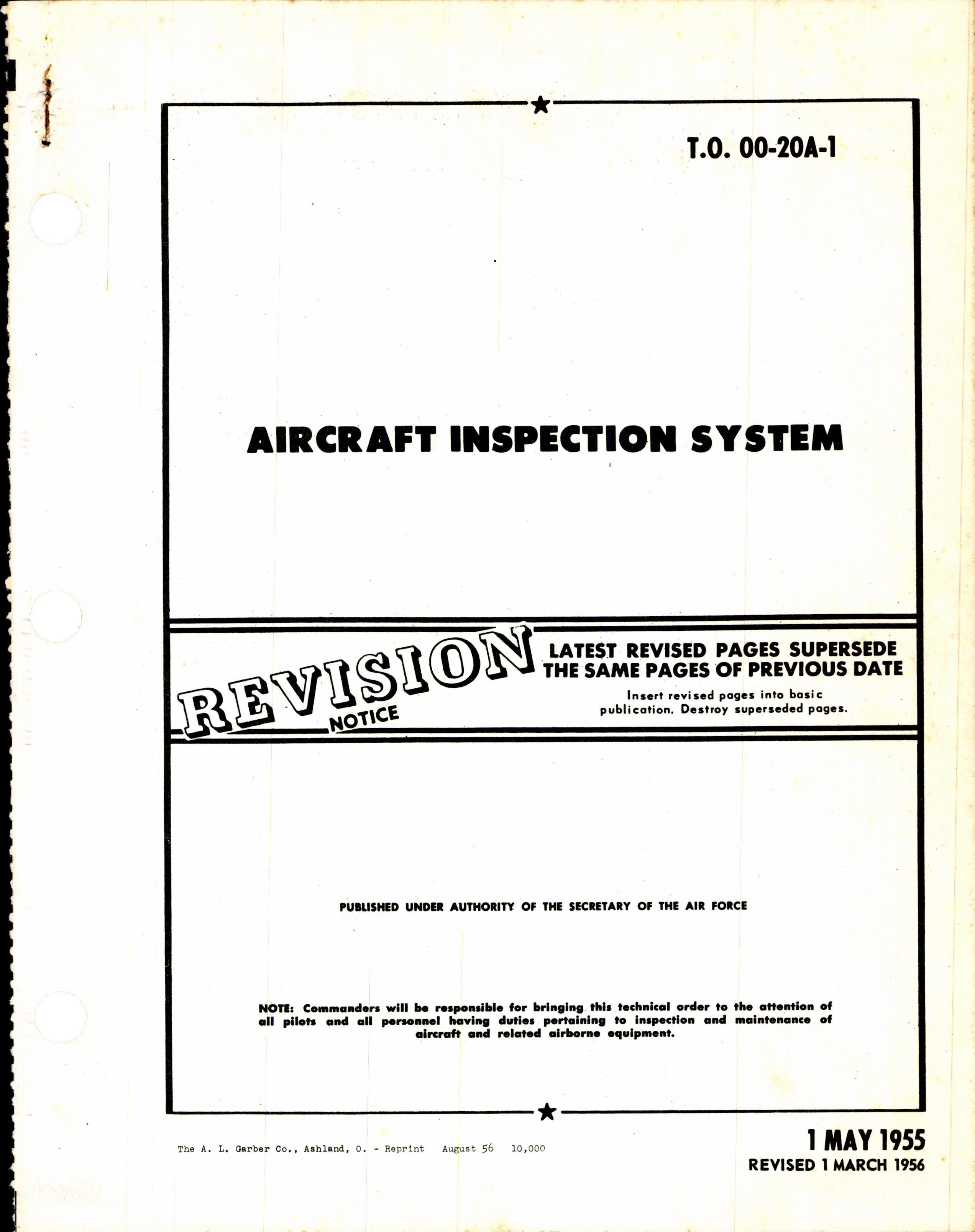 Sample page 1 from AirCorps Library document: Aircraft Inspection System