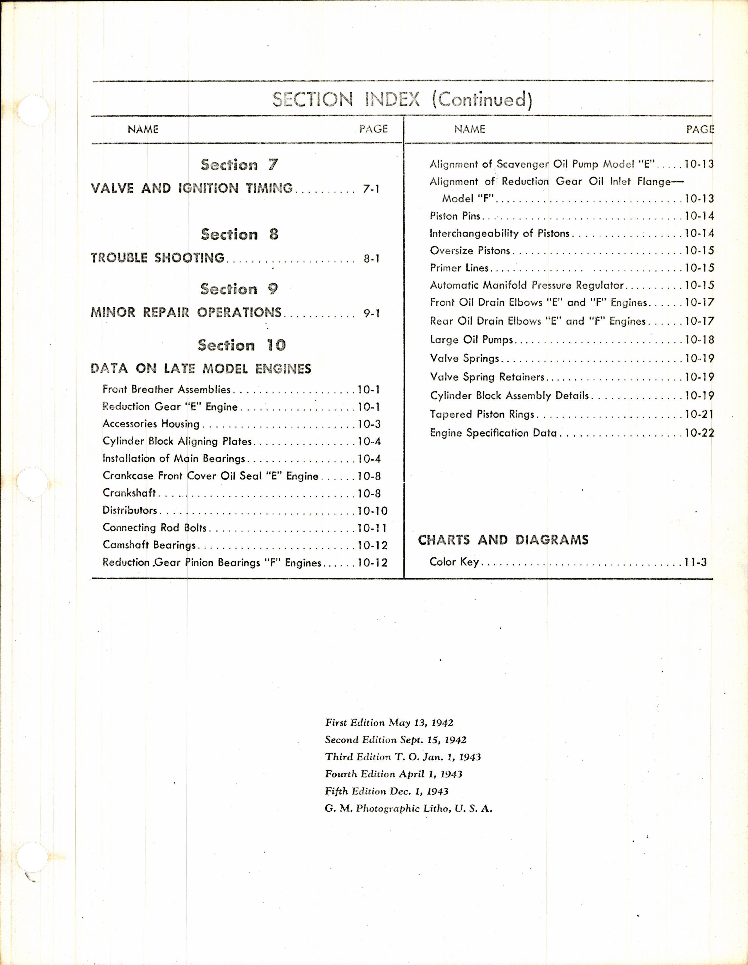 Sample page 3 from AirCorps Library document: Allison Service School Handbook for V-1710 Engines Model E and F