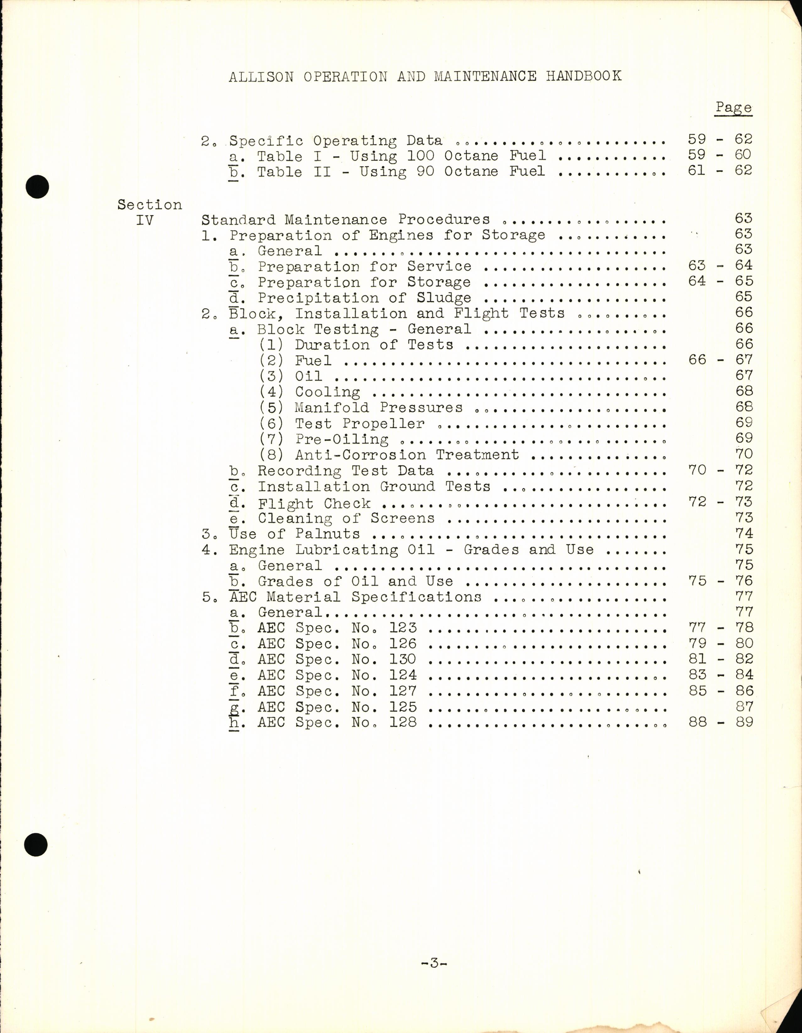 Sample page 9 from AirCorps Library document: Operation, Maintenance & Overhaul Handbook for Model V-1710-C15