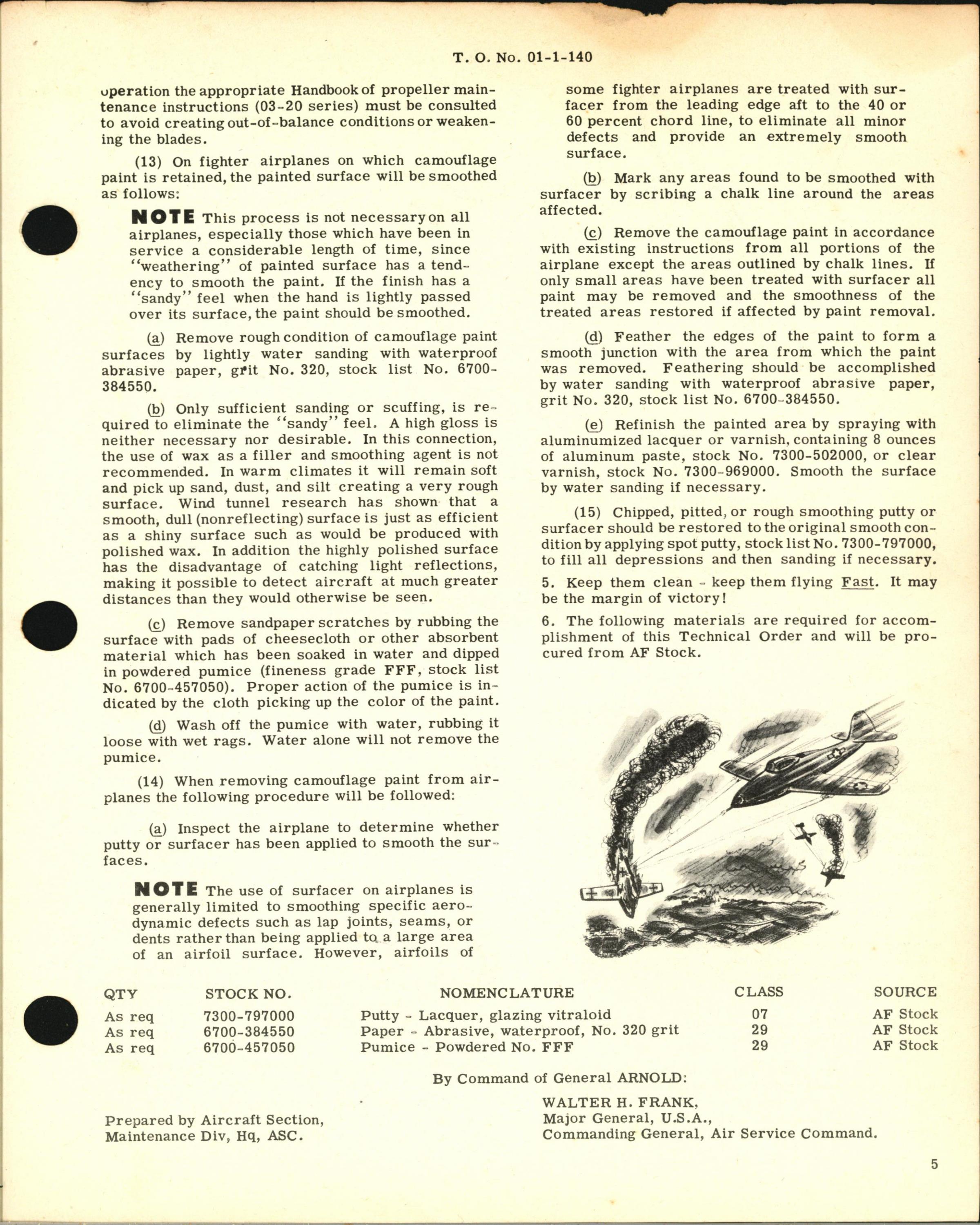 Sample page 6 from AirCorps Library document: General - Aerodynamic Maintenance of Aircraft