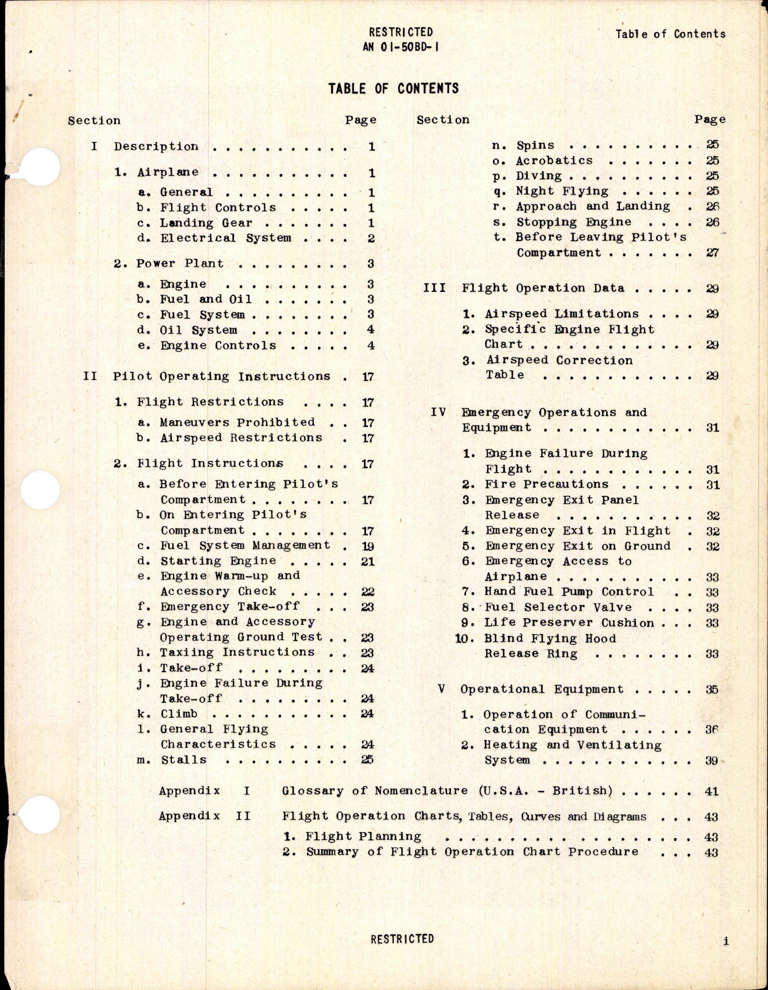 Sample page 3 from AirCorps Library document: Pilot's Flight Operating Instructions for BT-13B, SNV-2