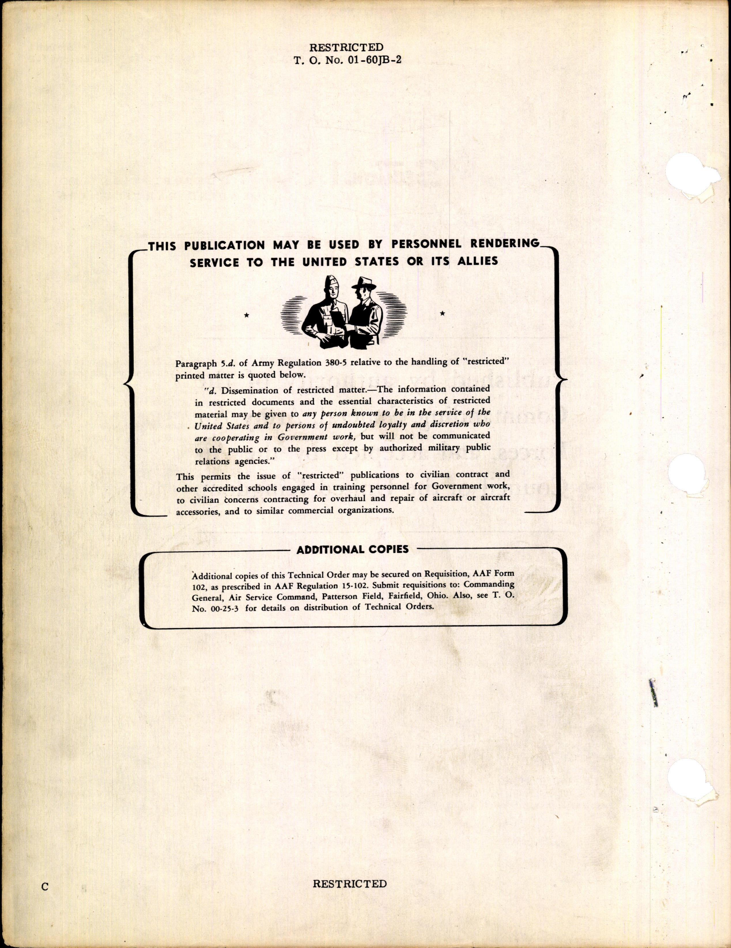 Sample page 4 from AirCorps Library document: Erection and Maintenance Instructions for Army P-51