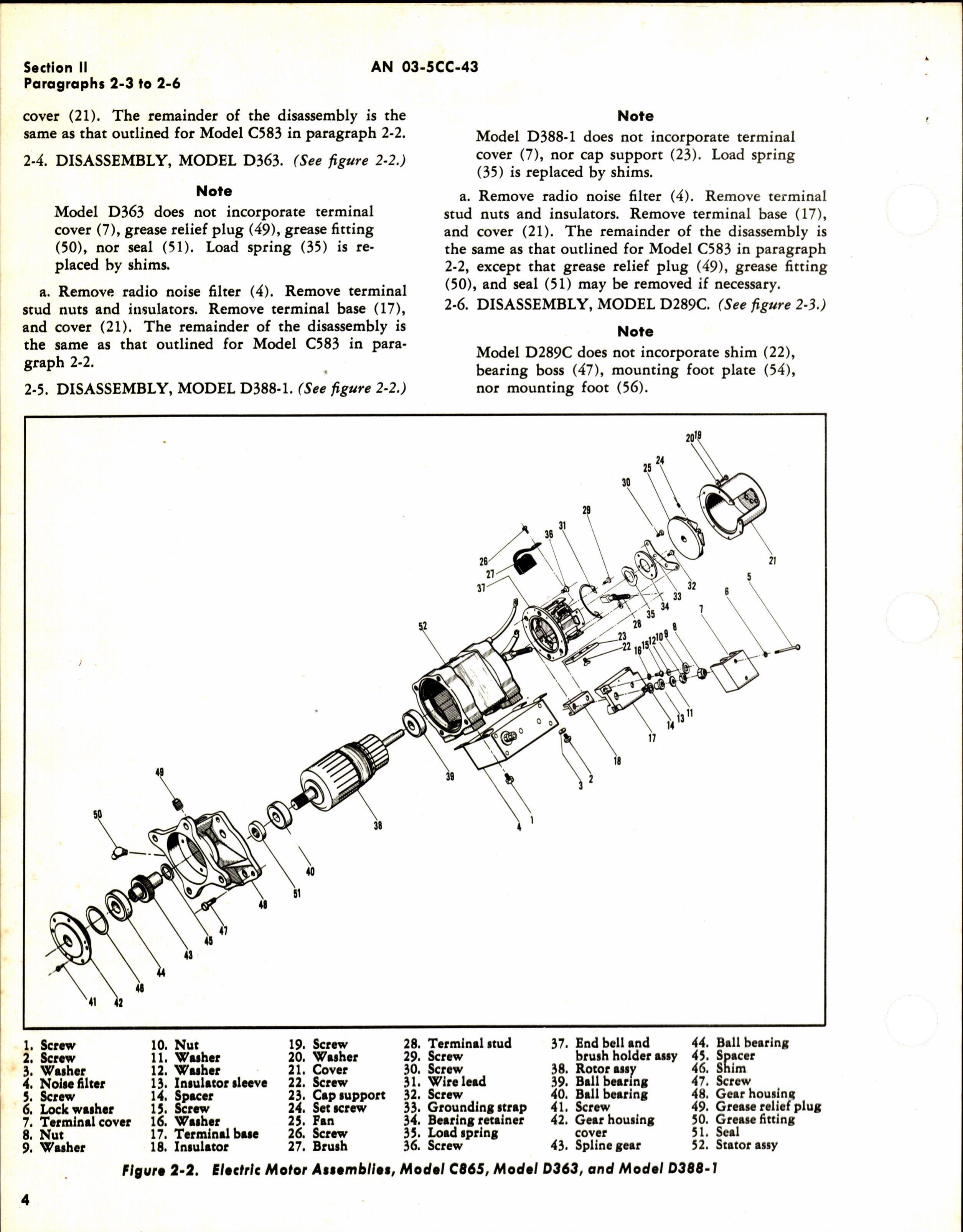 Sample page 8 from AirCorps Library document: Overhaul Instructions for Electrical Engineering & Mfg. Co. Electric Motors