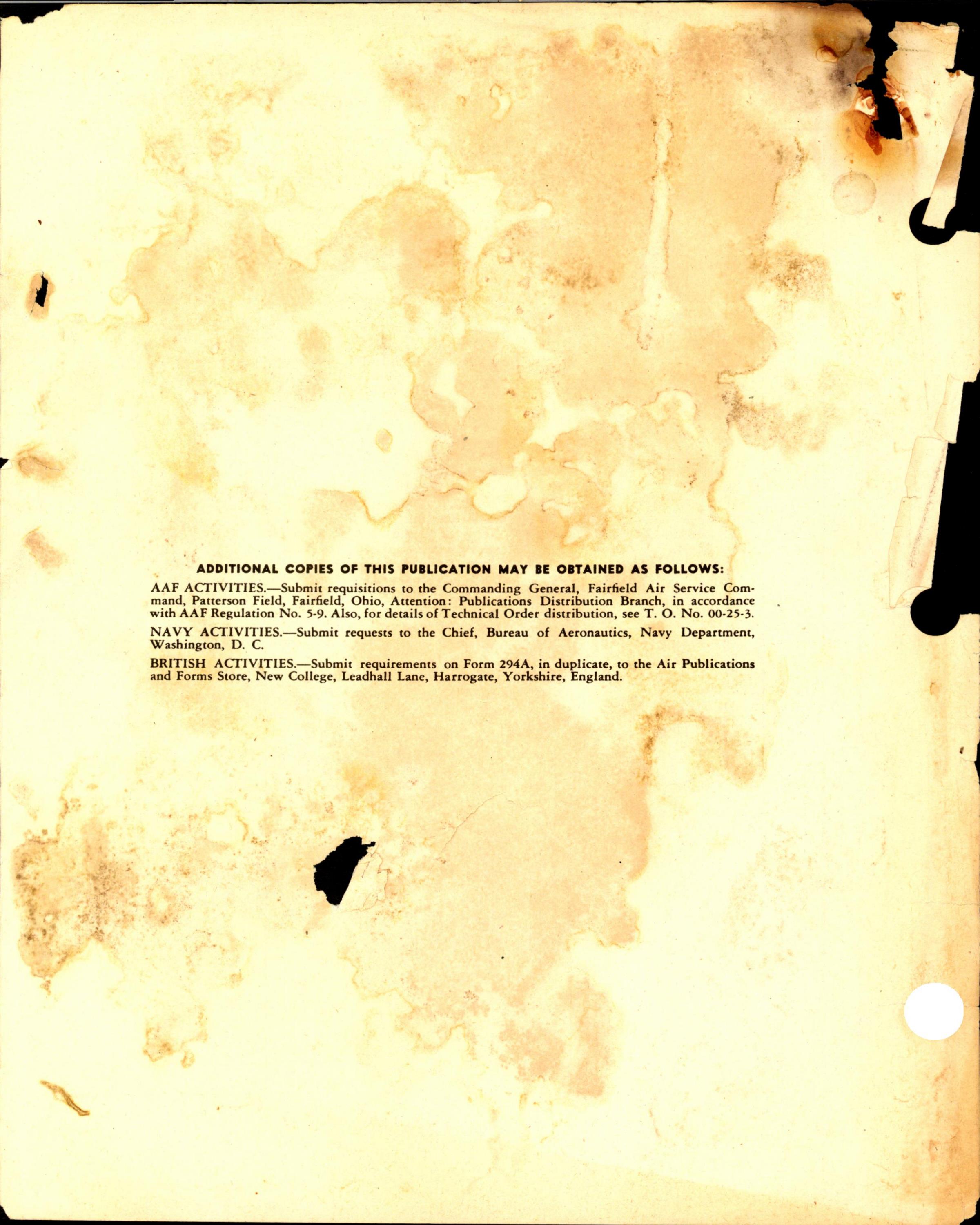 Sample page 2 from AirCorps Library document: Instructions with Parts Catalog for Thermometer Indicator