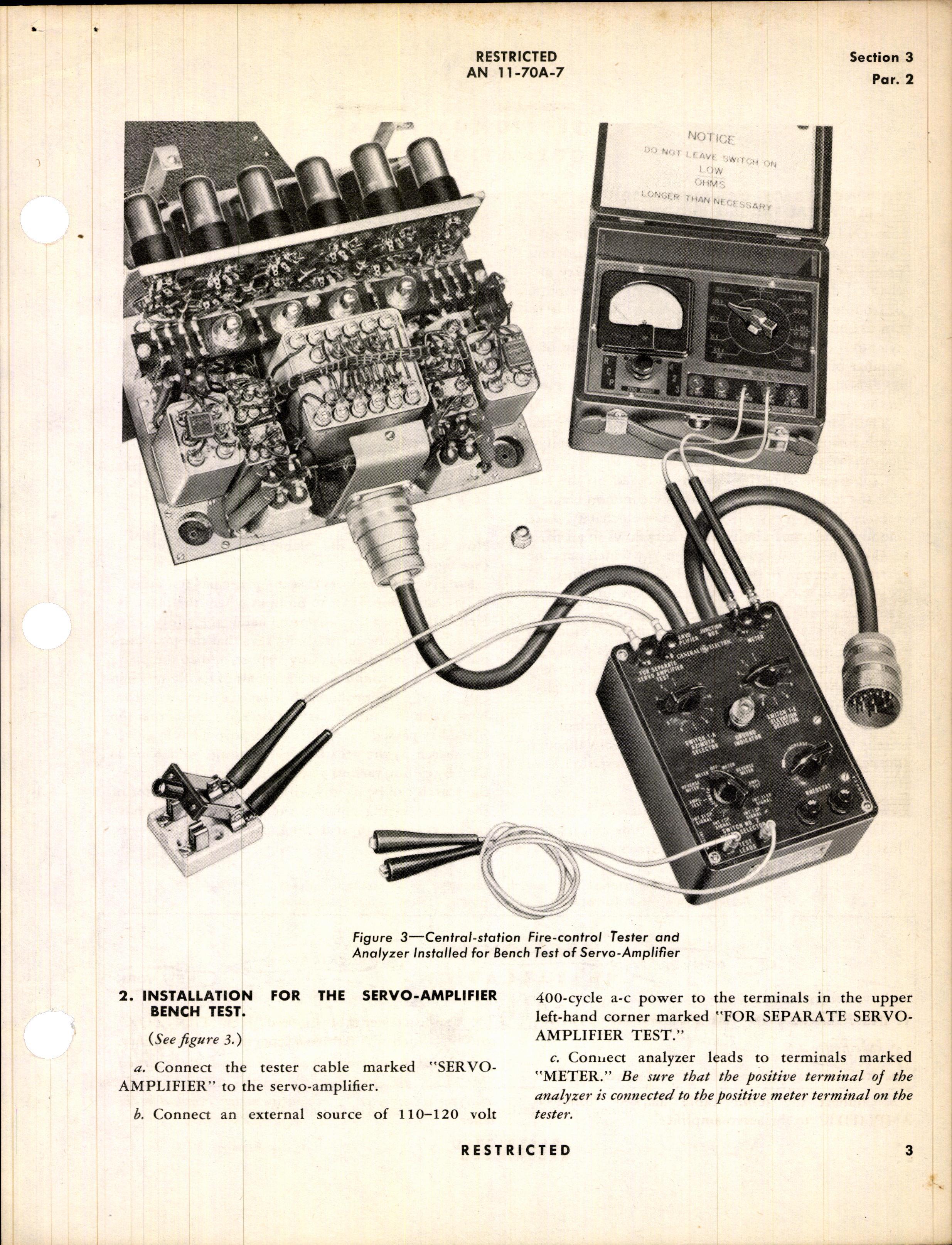Sample page 7 from AirCorps Library document: Operation & Service Instructions for Central-Station Fire-Control Tester