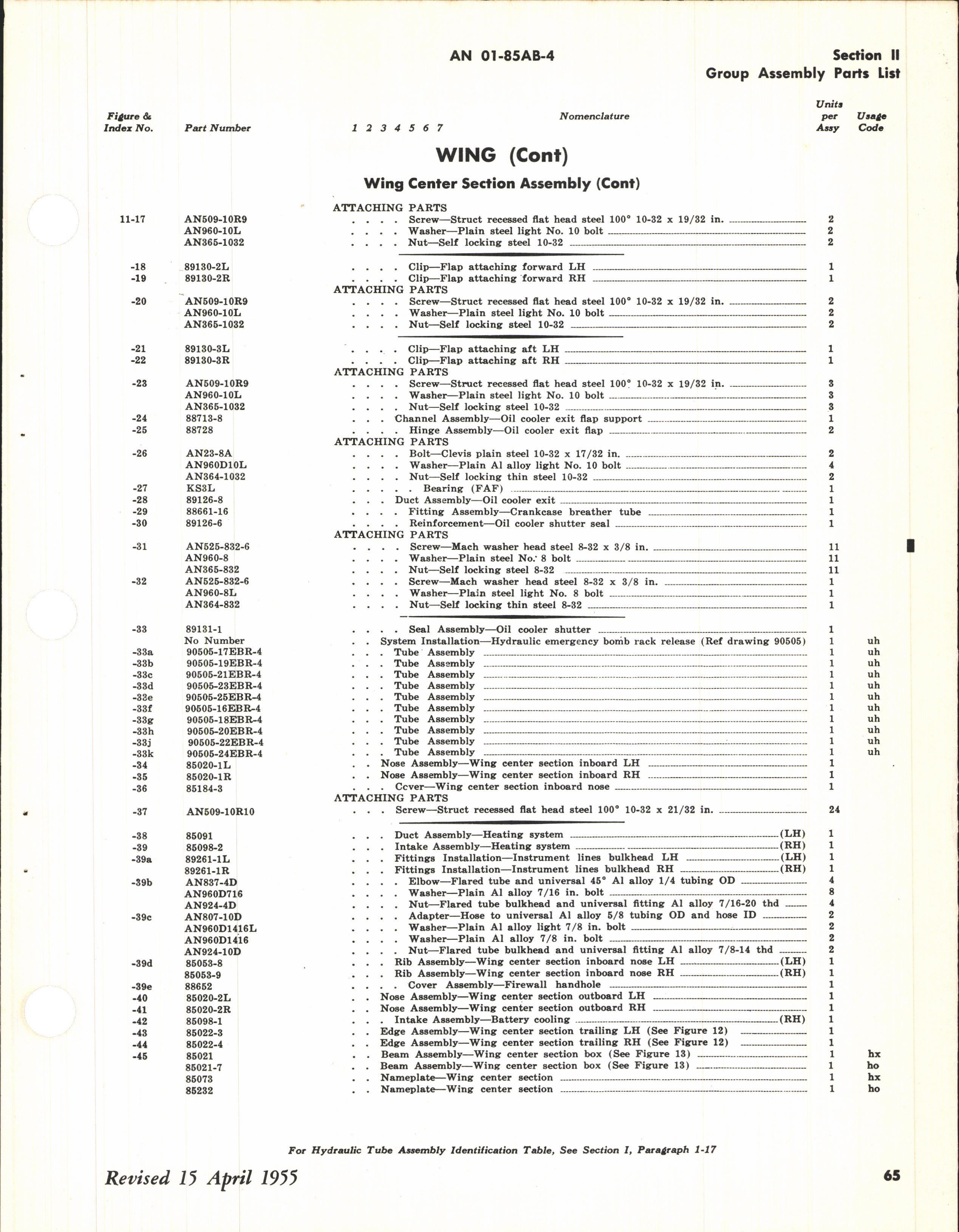 Sample page 35 from AirCorps Library document: Parts Catalog for UF-1, UF-1T, and SA-16A-GR Aircraft