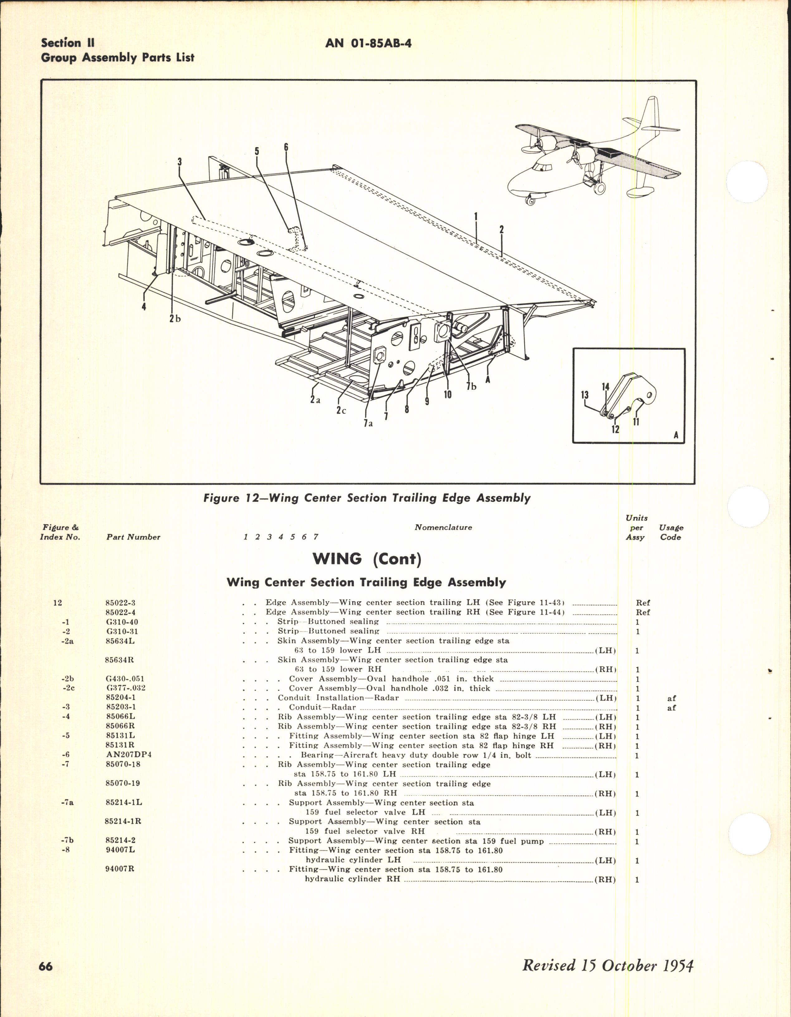 Sample page 36 from AirCorps Library document: Parts Catalog for UF-1, UF-1T, and SA-16A-GR Aircraft