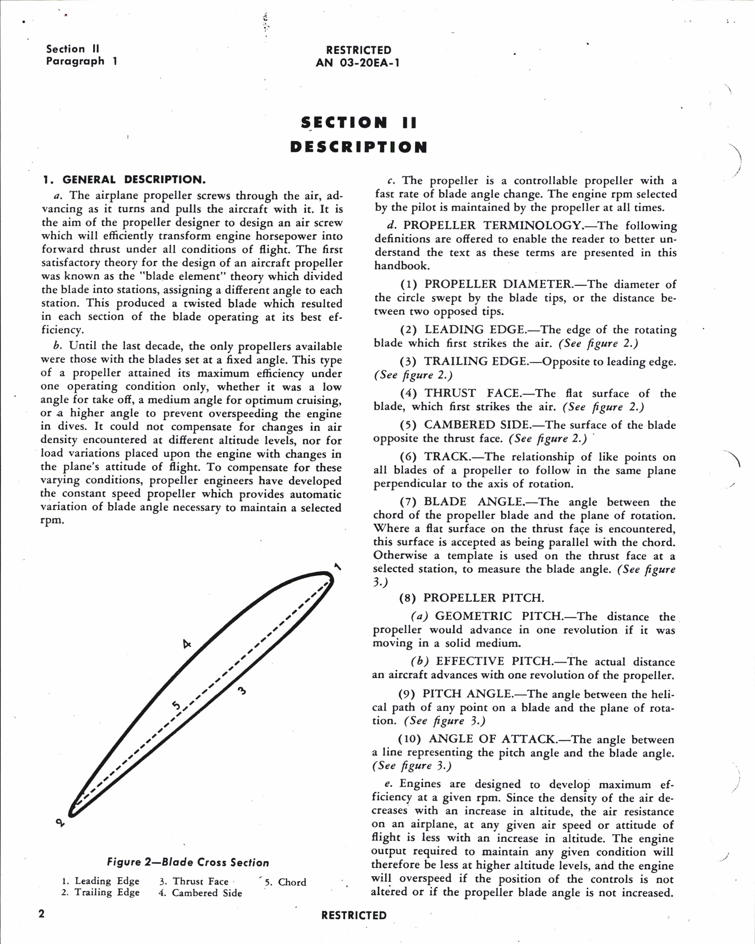 Sample page 5 from AirCorps Library document: Handbook of Instructions with Parts Catalog for Model A542-A1 Constant Speed Propeller