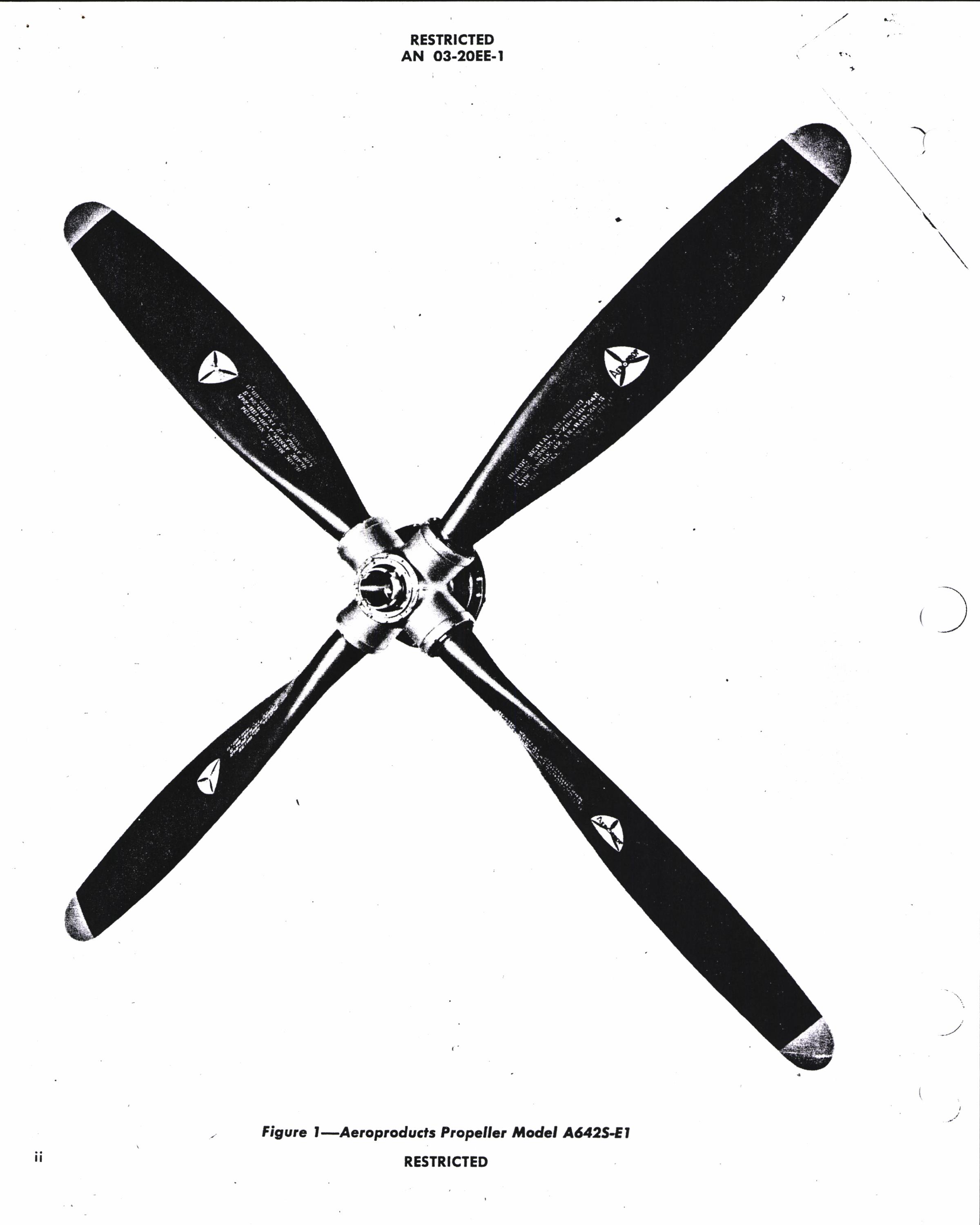 Sample page 3 from AirCorps Library document: Handbook of Instructions with Parts Catalog for Hydraulically Operated Propeller Models A642S-E1 and -E2