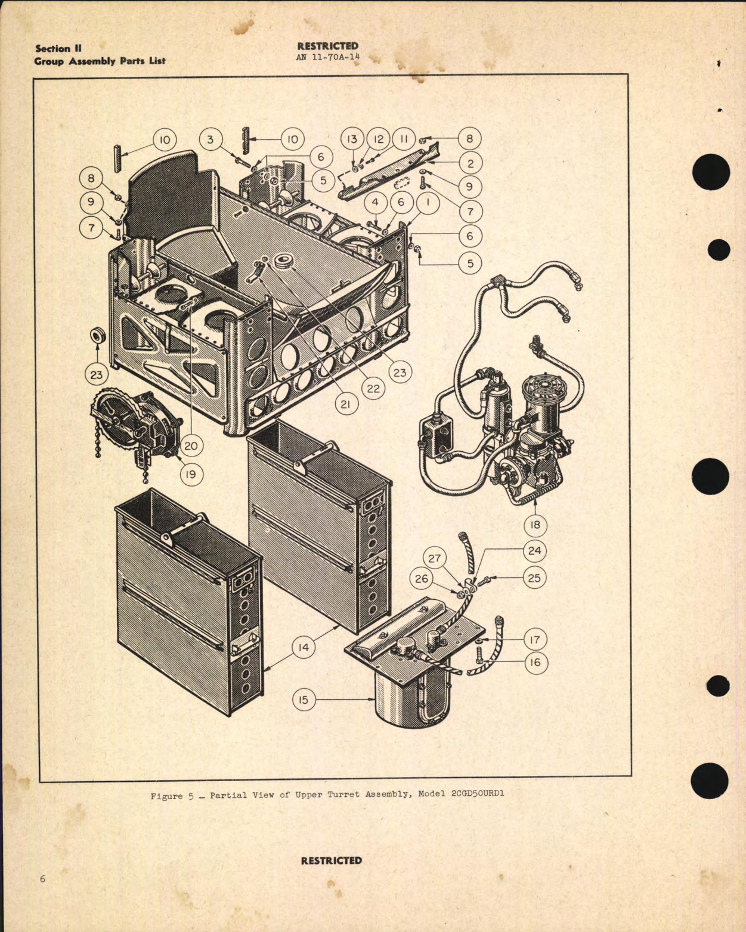 Sample page 12 from AirCorps Library document: Parts Catalog for Model 2CFR21B3 Central-Station Fire-Control System