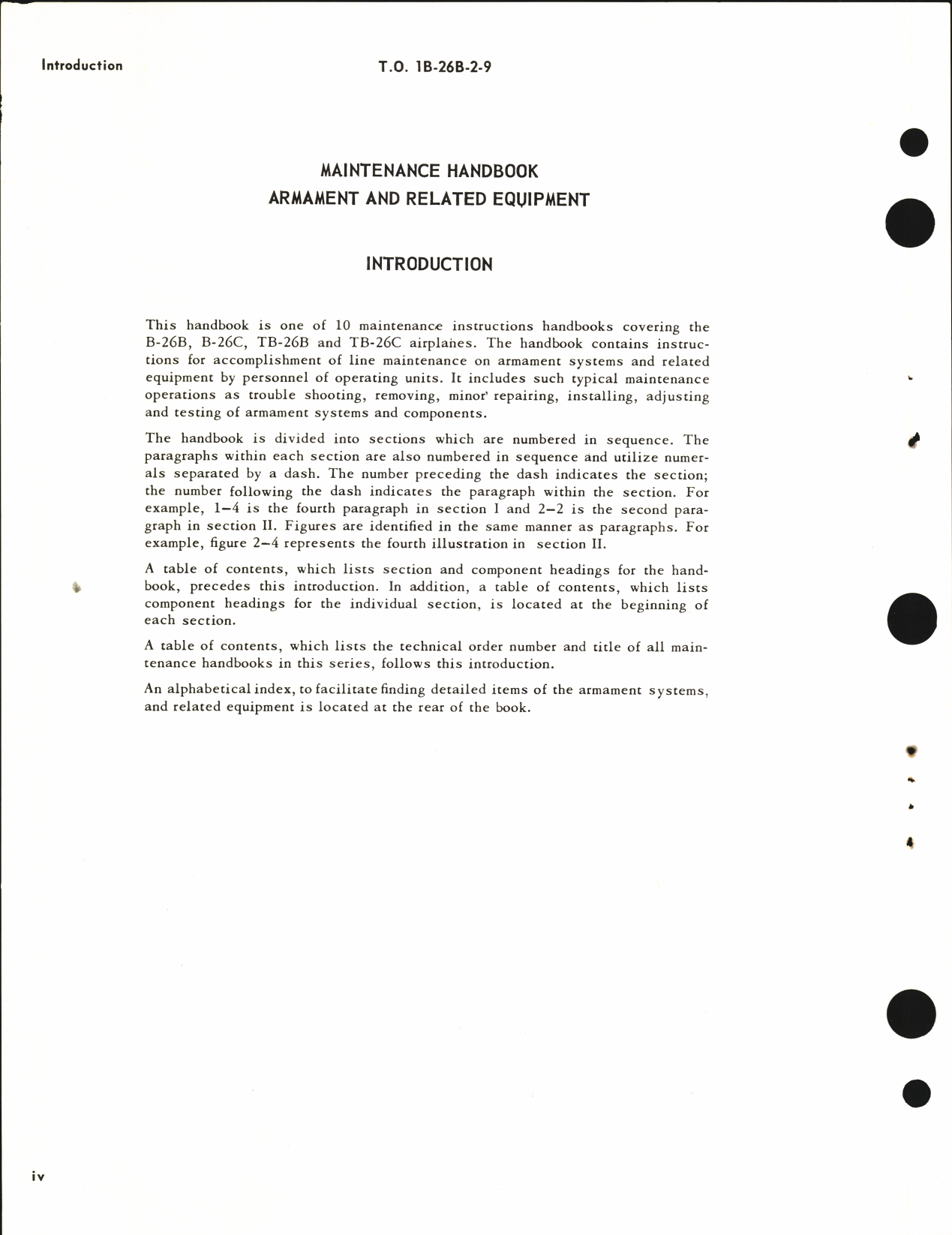 Sample page 6 from AirCorps Library document: Maintenance Instructions for B-26B, B-26C, TB-26B, TB-26C, and JD-1 - Armament & Related Equipment