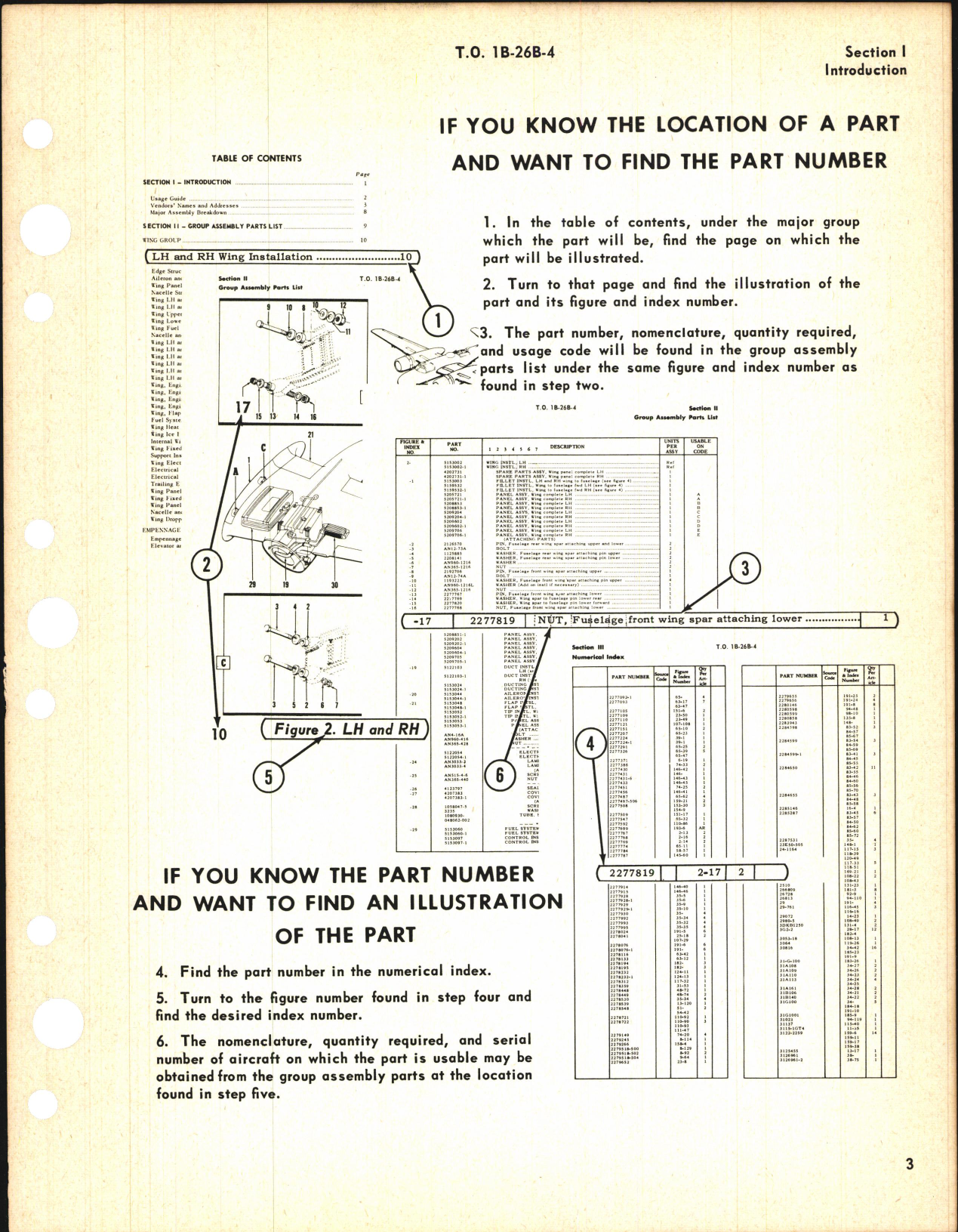 Sample page 11 from AirCorps Library document: Illustrated Parts Breakdown for B-26B, B-26C, TB-26B, TB-26C, RB-26C, and JD-1 Aircraft