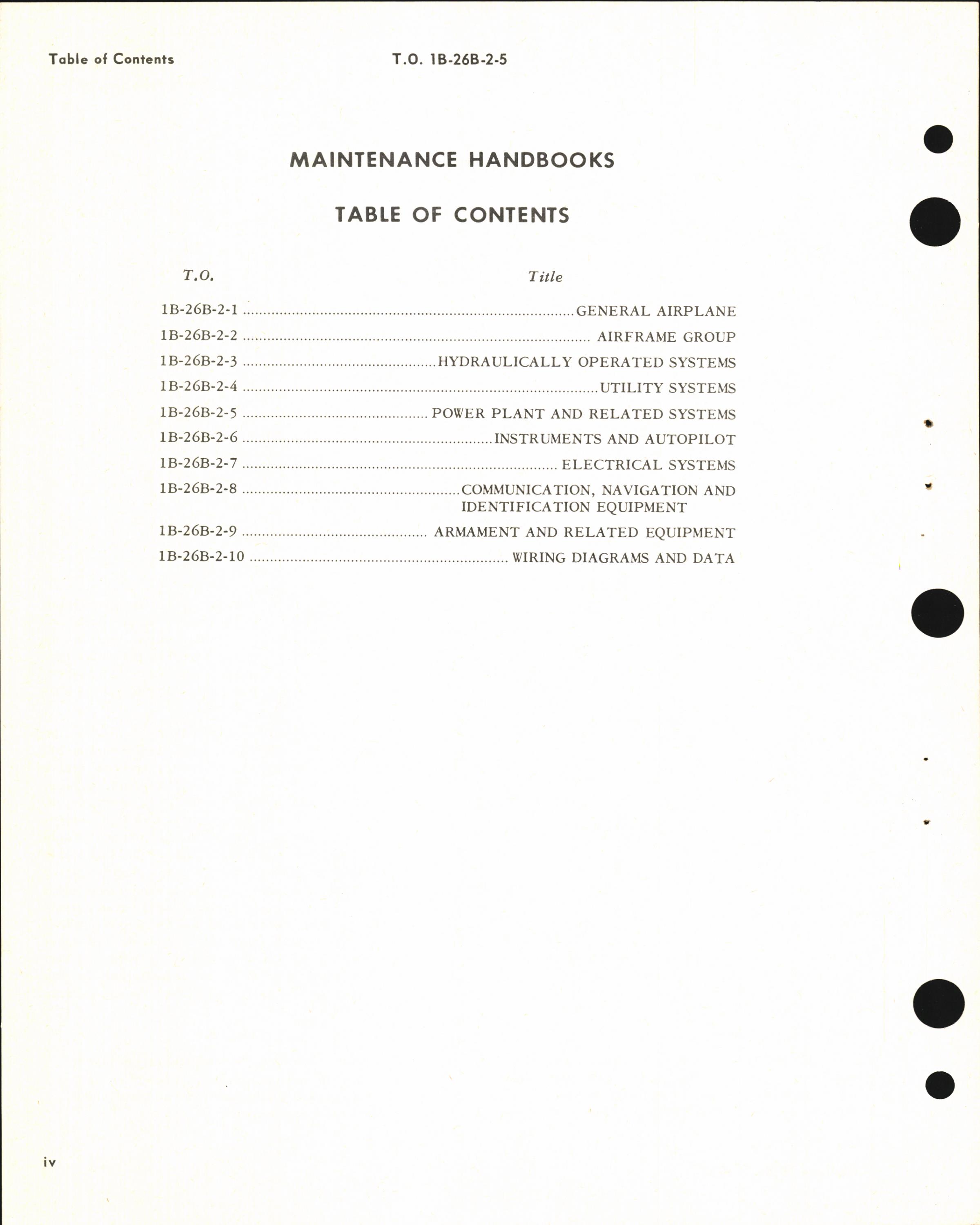 Sample page 6 from AirCorps Library document: Maintenance Instructions for B-26B, B-26C, TB-26B, TB-26C, and JD-1 - Power Plant & Related Systems