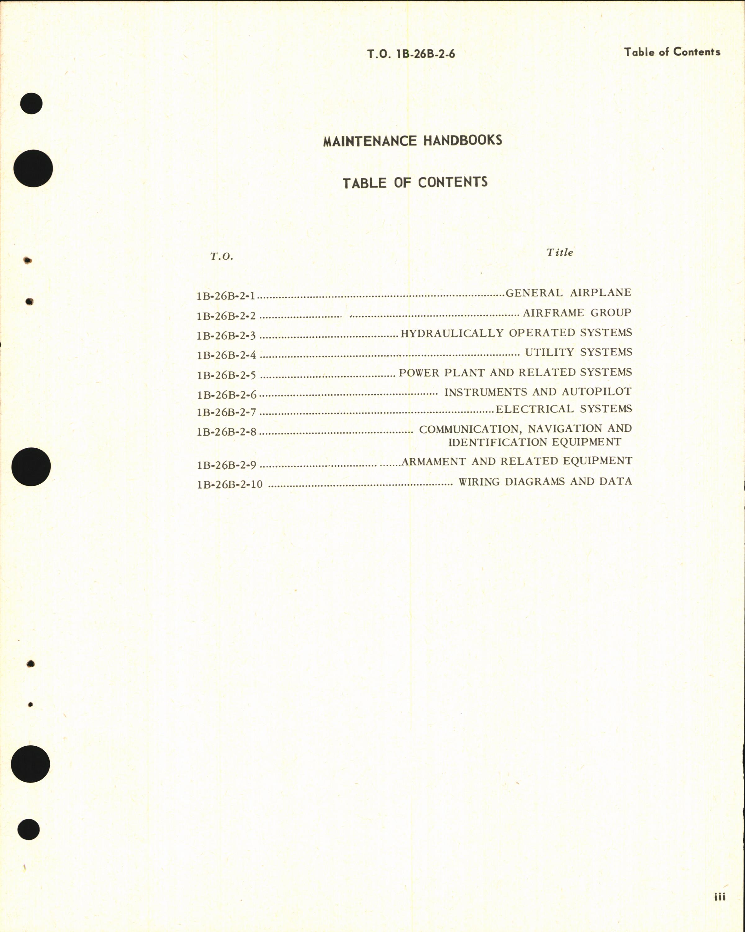 Sample page 5 from AirCorps Library document: Maintenance Instructions for B-26B, B-26C, TB-26B, TB-26C, and JD-1 - Instruments & Autopilot