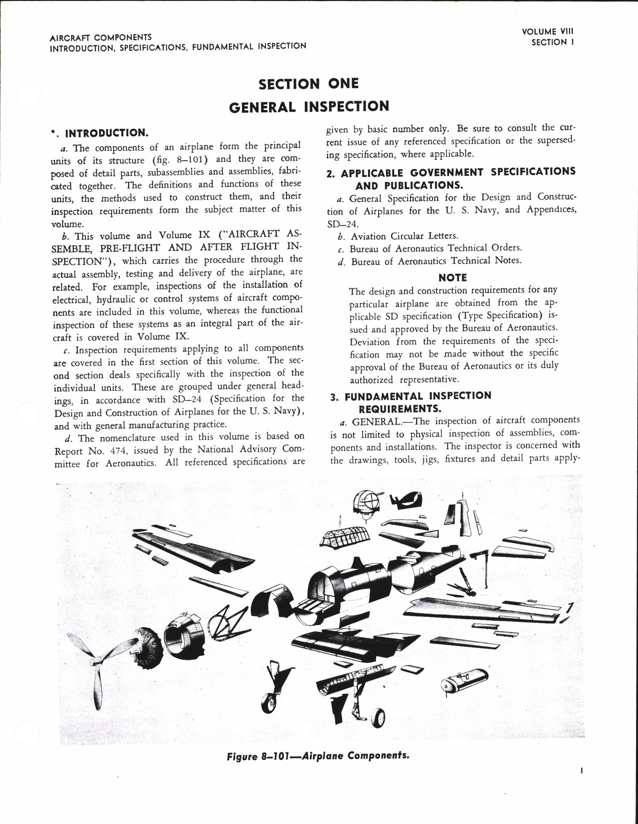 Sample page 7 from AirCorps Library document: Aeronautical Technical Inspection Manual - Aircraft Components