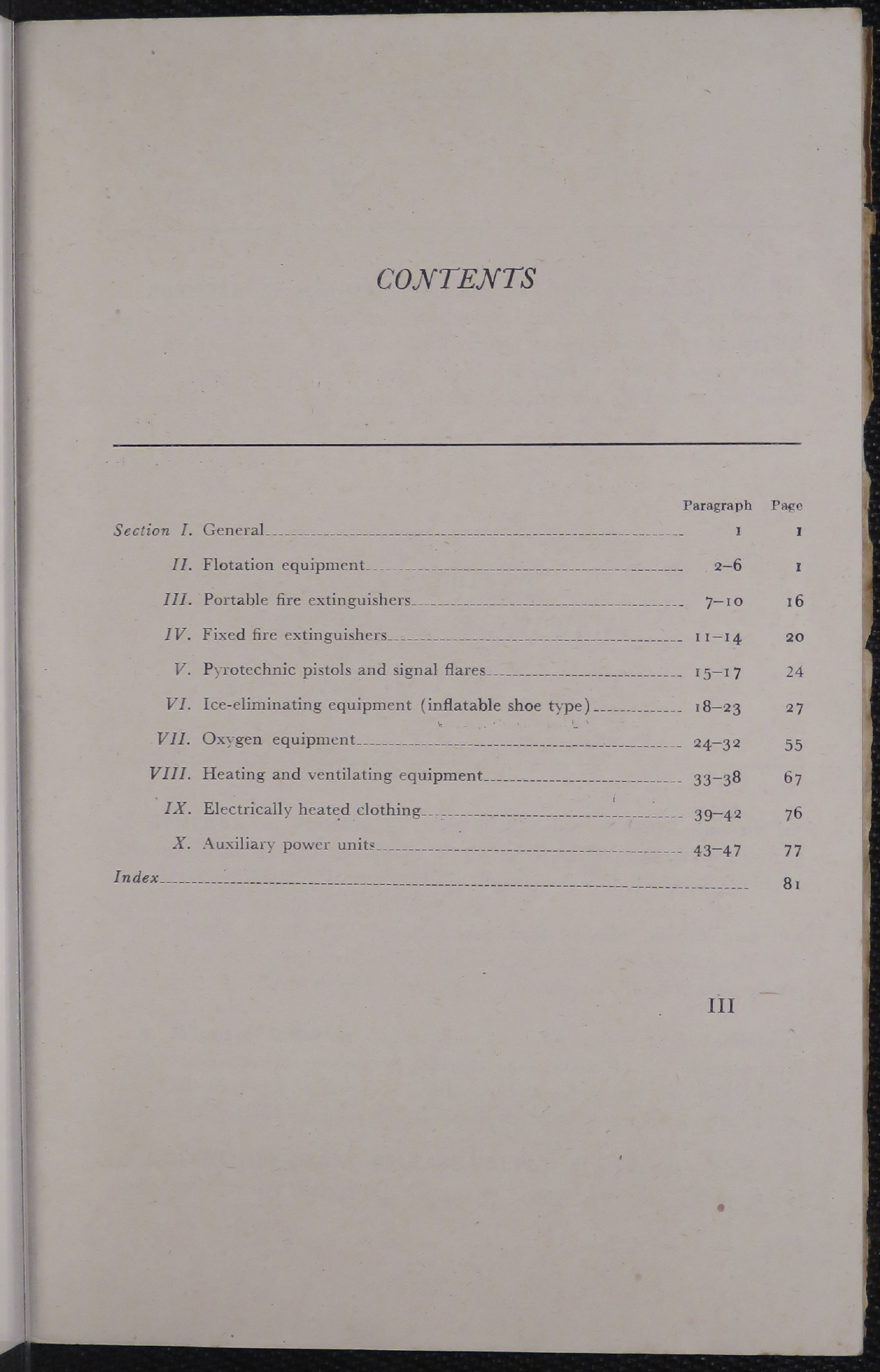 Sample page 5 from AirCorps Library document: Miscellaneous Aircraft Equipment