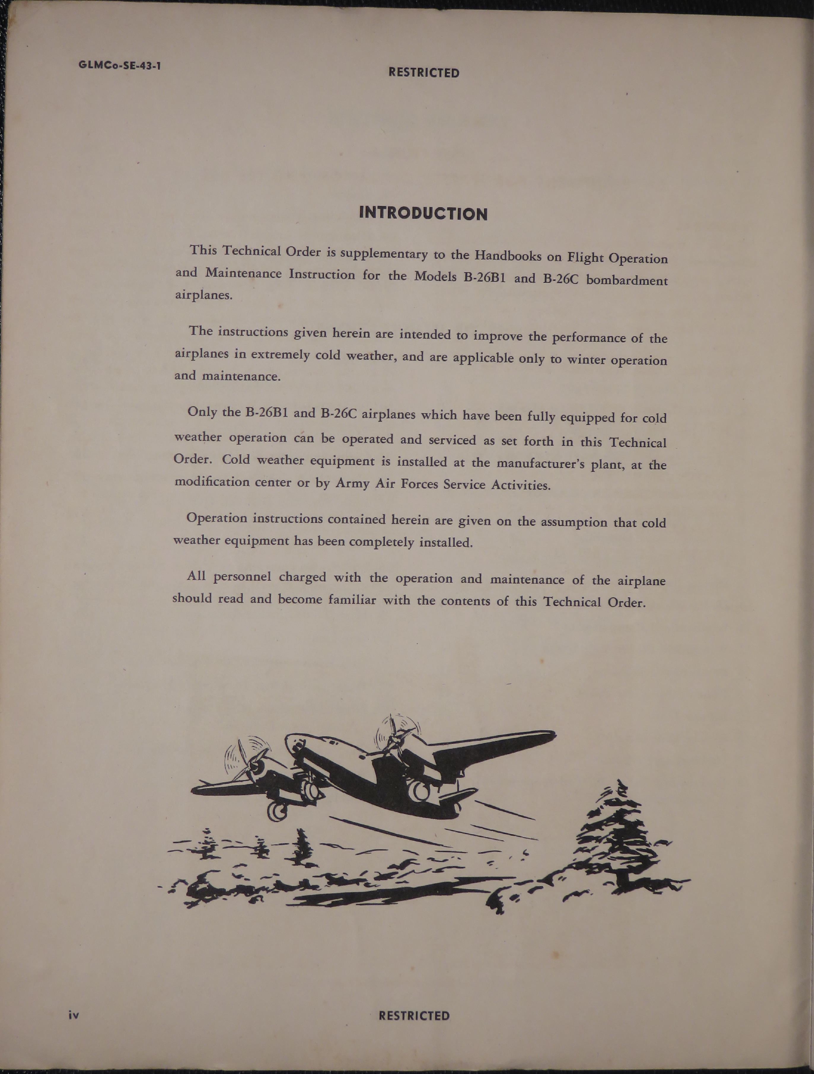 Sample page 8 from AirCorps Library document: Handbook of Cold Weather Equipment Operation and Service for the B-26B1 and B-26C Airplanes