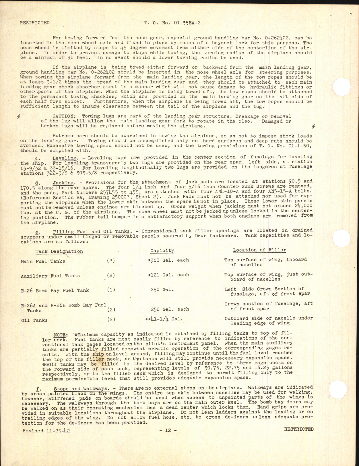 Sample page 10 from AirCorps Library document: Handbook of Service Instructions for B-26, B-26A, and B-26B Airplanes