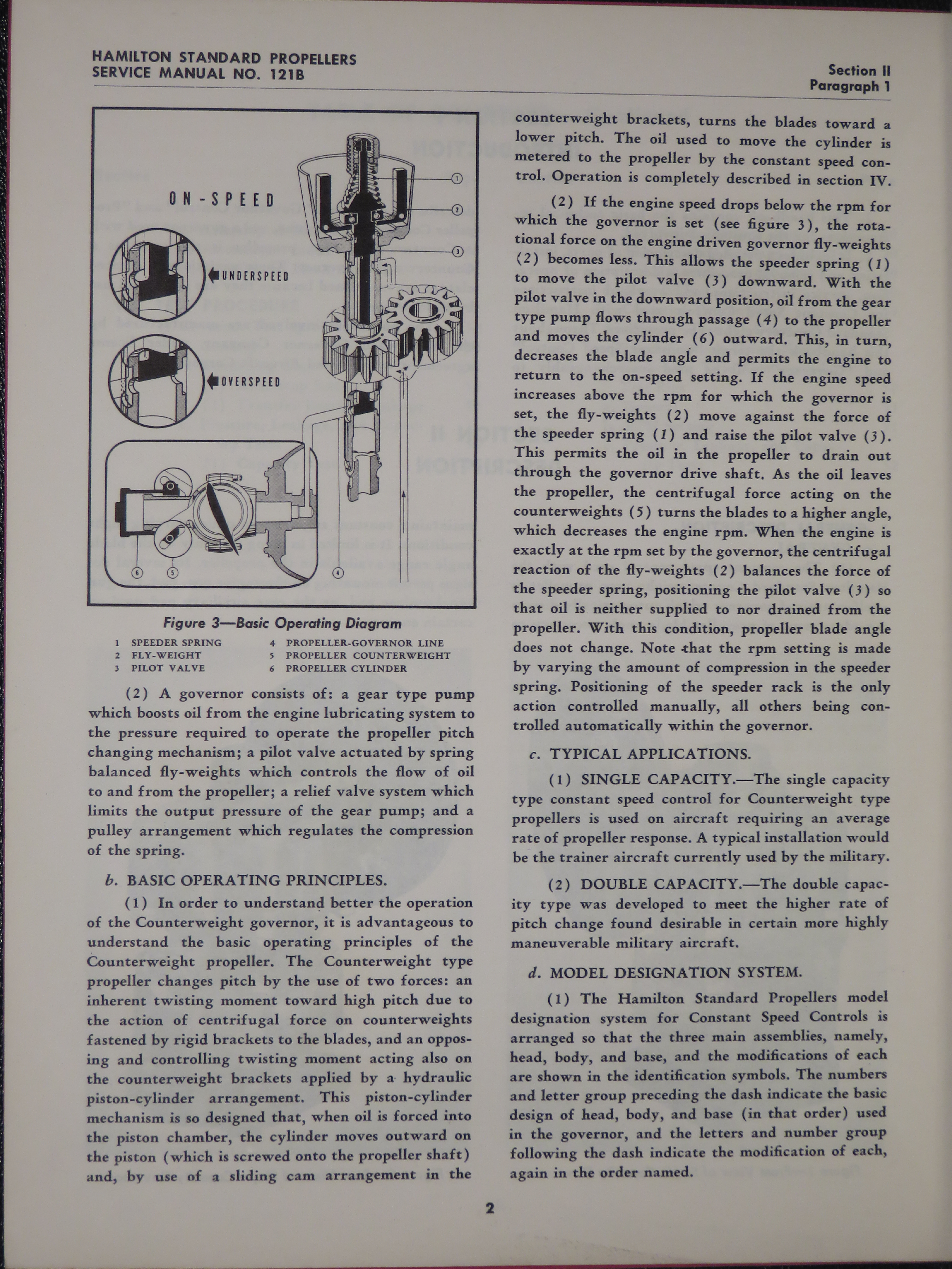 Sample page 8 from AirCorps Library document: Service Manual for Counterweight Propeller Governors