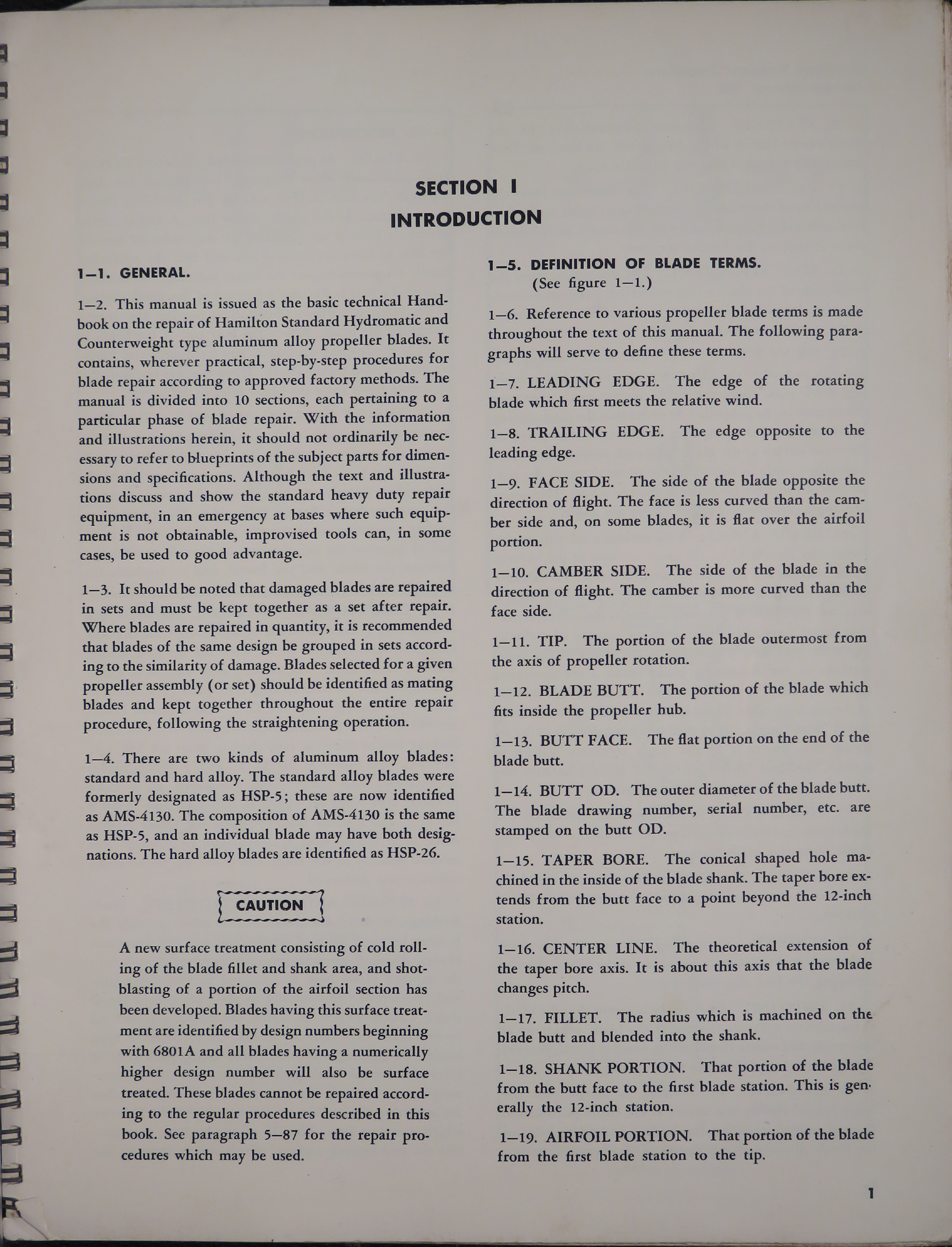 Sample page 7 from AirCorps Library document: Hamilton Standard Blade Repair Manual