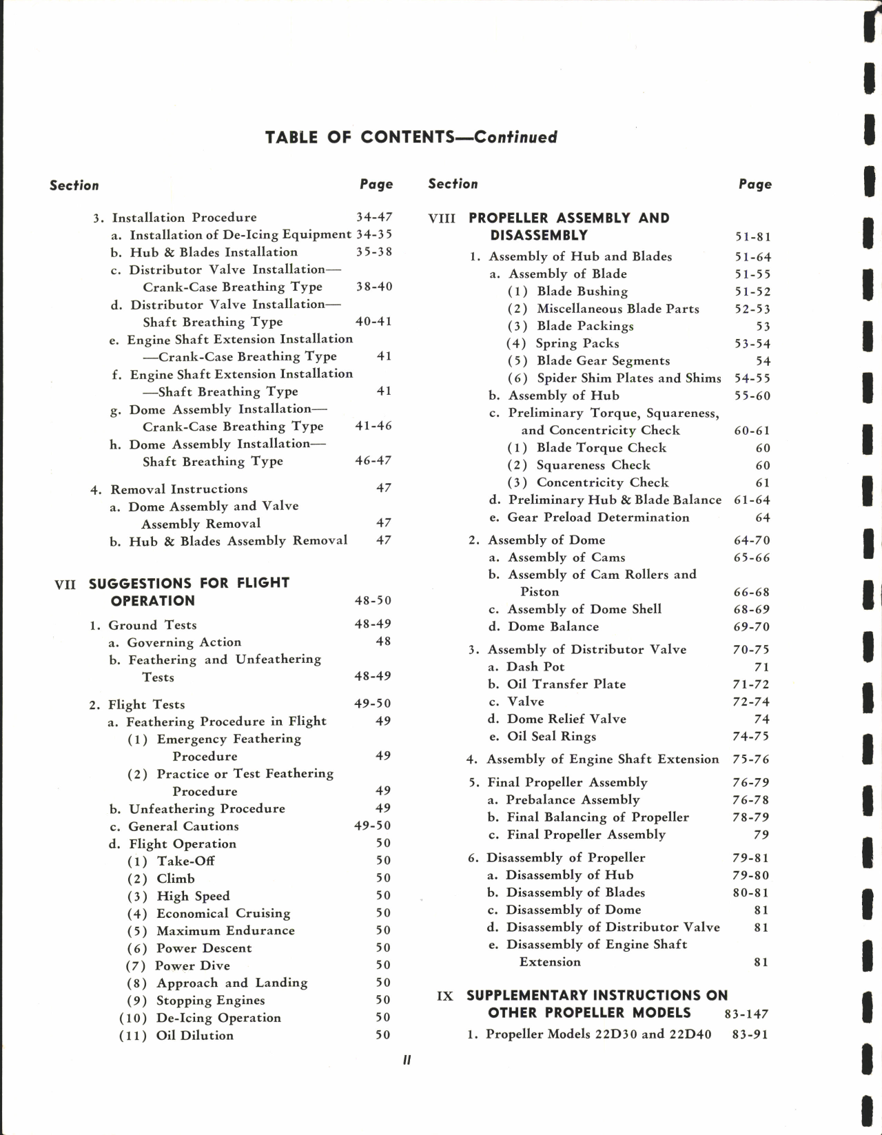 Sample page 6 from AirCorps Library document: Service Manual for Quick-Feathering Hydromatic Propellers