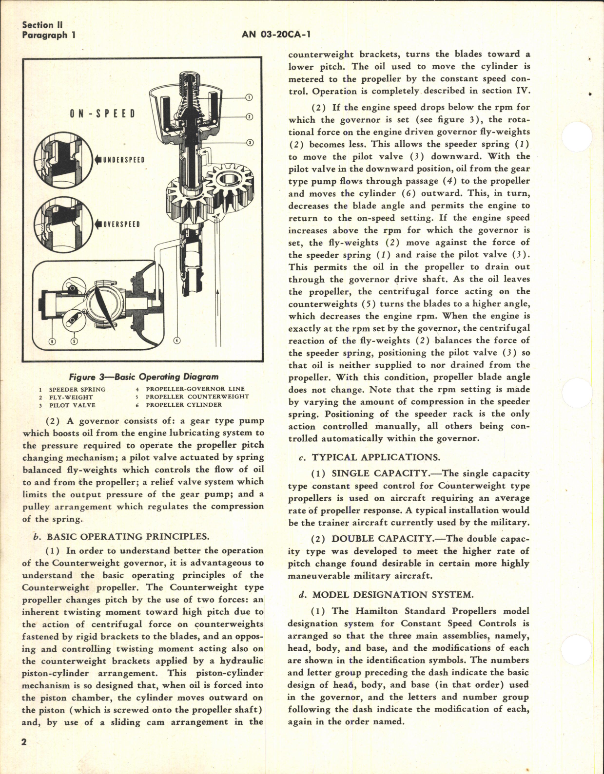 Sample page 6 from AirCorps Library document: Handbook of Instructions with Parts Catalog for Constant Speed Propeller Governors and Controls for Counterweight Propellers