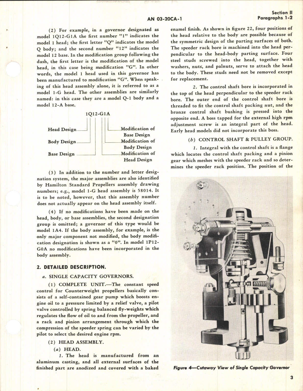 Sample page 7 from AirCorps Library document: Handbook of Instructions with Parts Catalog for Constant Speed Propeller Governors and Controls for Counterweight Propellers