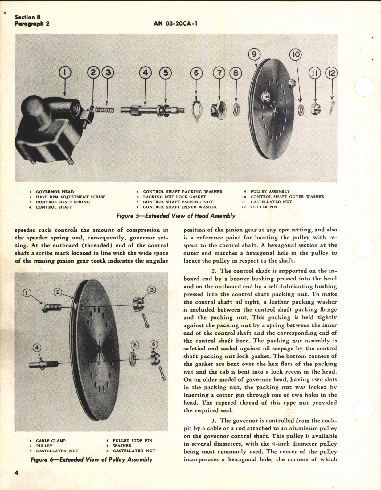 Sample page 8 from AirCorps Library document: Handbook of Instructions with Parts Catalog for Constant Speed Propeller Governors and Controls for Counterweight Propellers