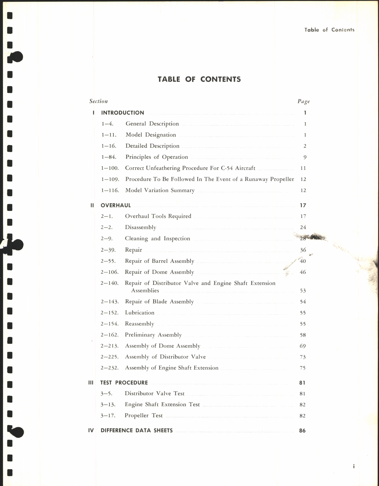 Sample page 5 from AirCorps Library document: Overhaul Manual for Hydromatic Propeller Models 23E50, 23D40, 24D50, 33D50, and 33E60