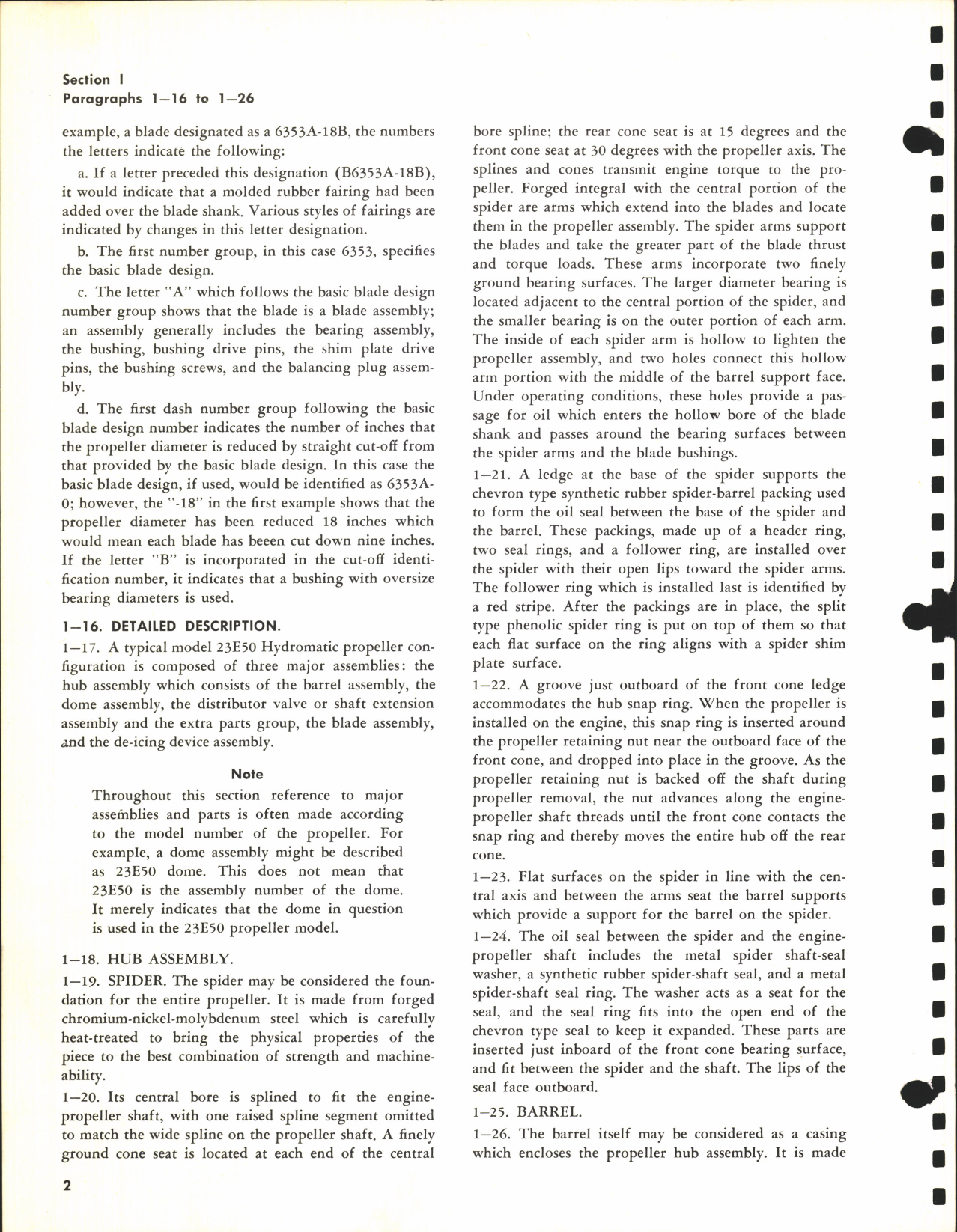 Sample page 8 from AirCorps Library document: Overhaul Manual for Hydromatic Propeller Models 23E50, 23D40, 24D50, 33D50, and 33E60