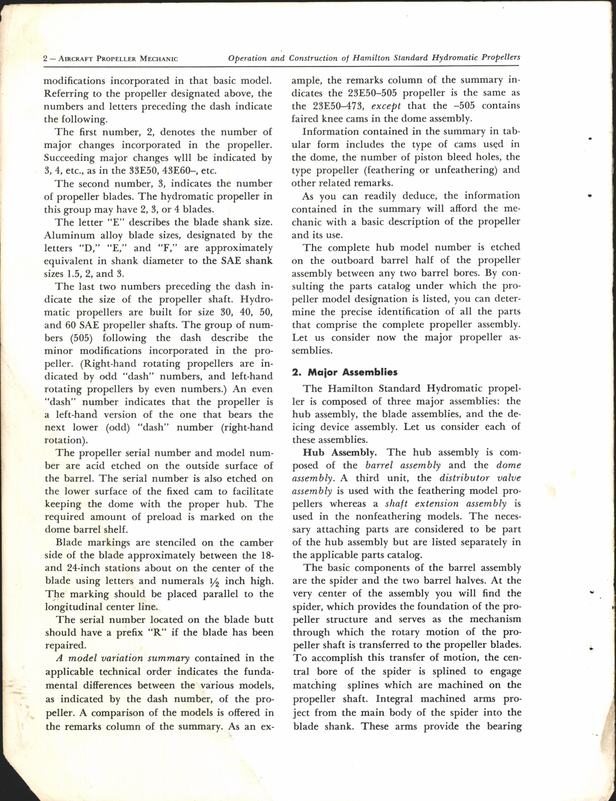 Sample page 8 from AirCorps Library document: Aircraft Propeller Mechanic - Hamilton Standard Nonreversing Propellers