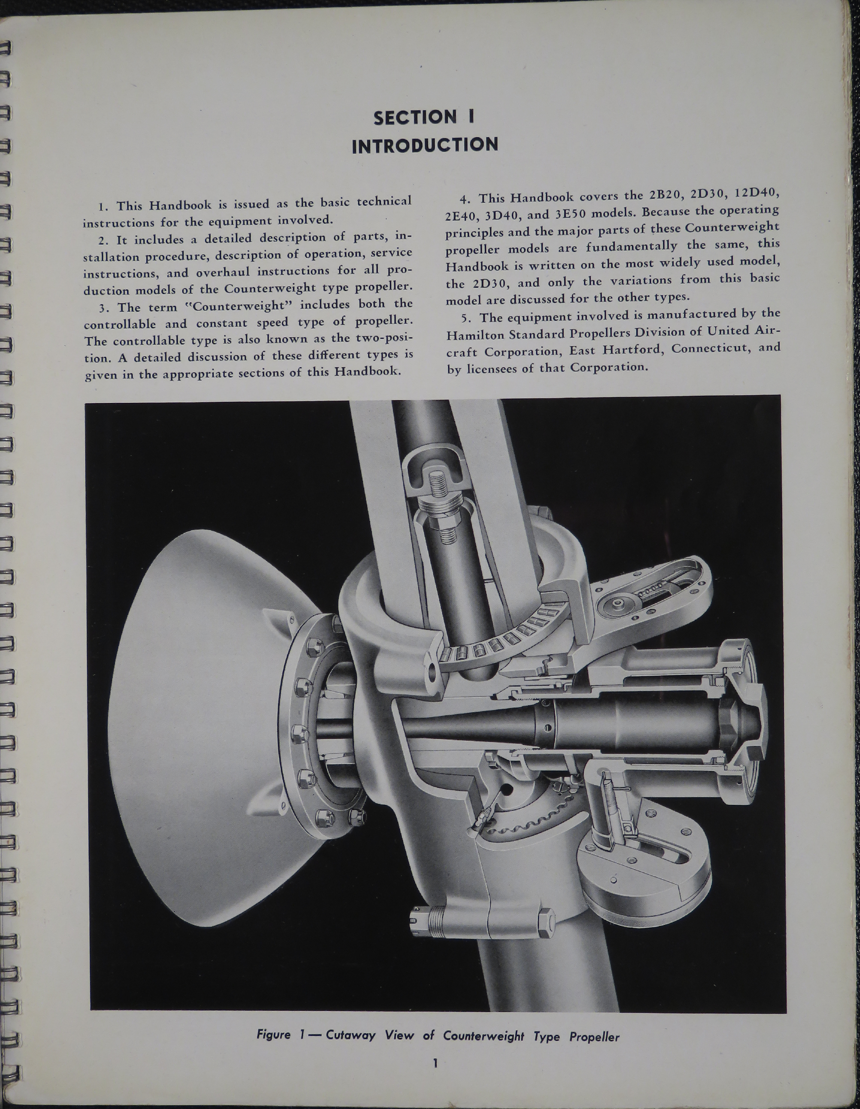 Sample page 7 from AirCorps Library document: Service Manual for Counterweight Propellers