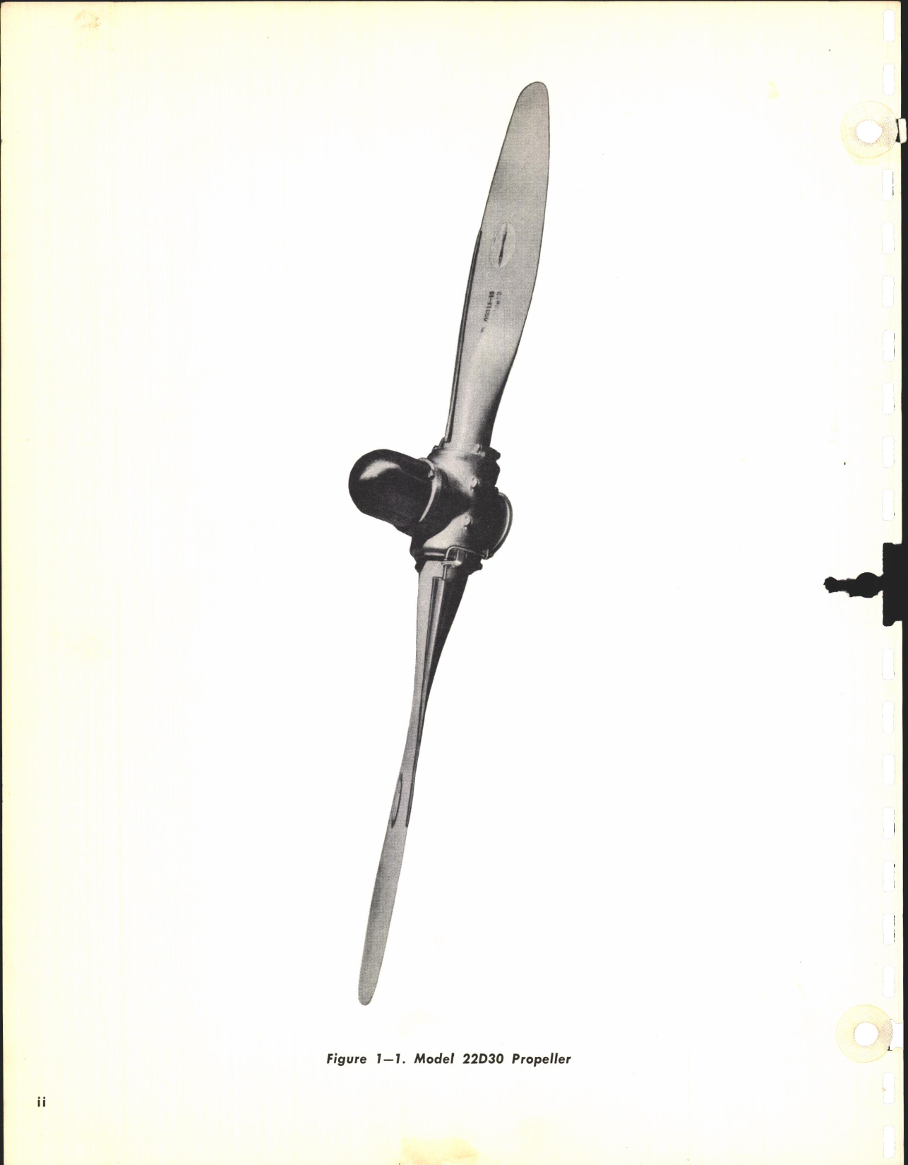Sample page 6 from AirCorps Library document: Maintenance Manual for 22D30 and 22D40 Hydromatic Propellers