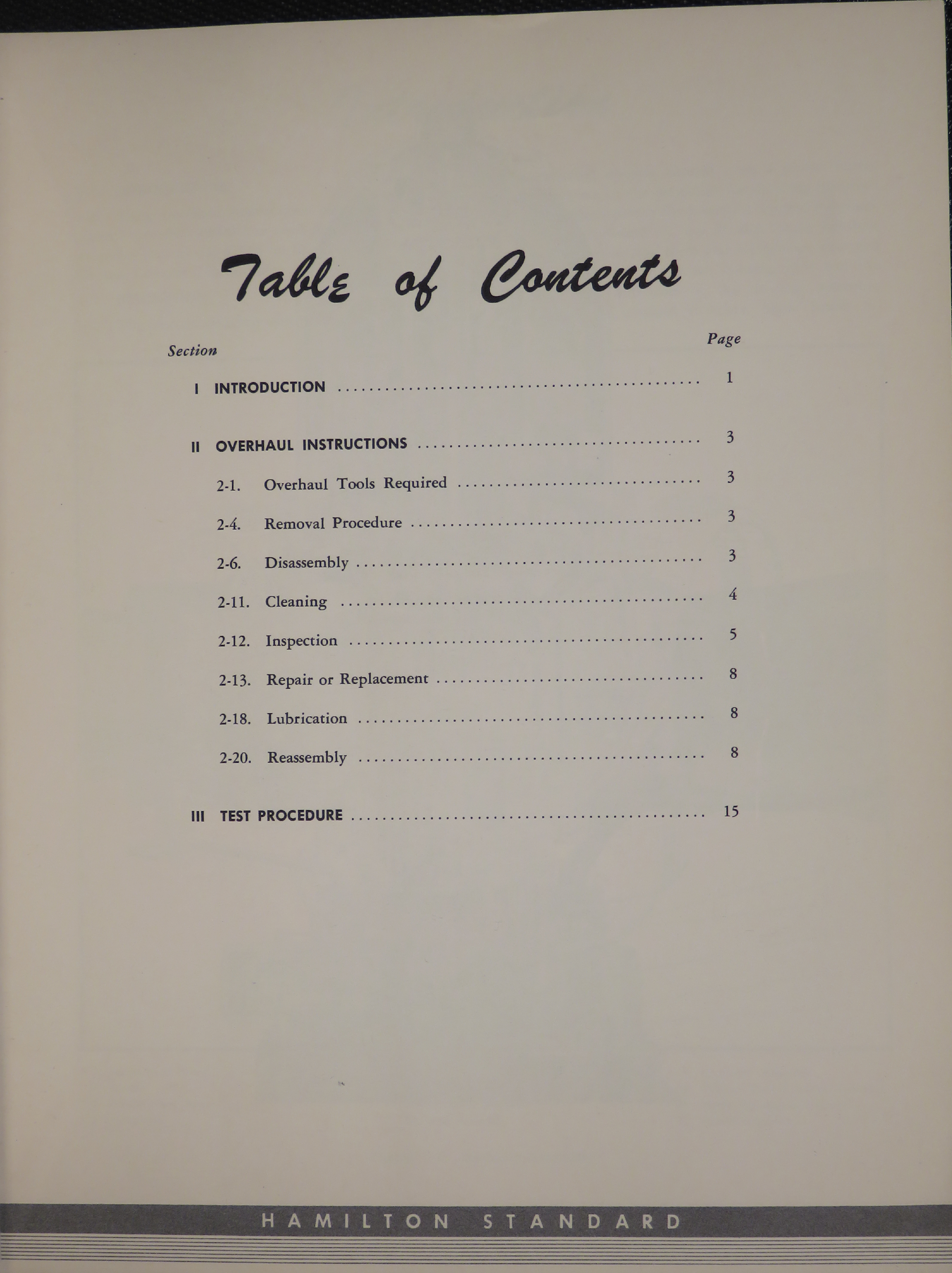 Sample page 5 from AirCorps Library document: Overhaul Manual for Hamilton Standard Model 43E60 Electric Deicing Assemblies