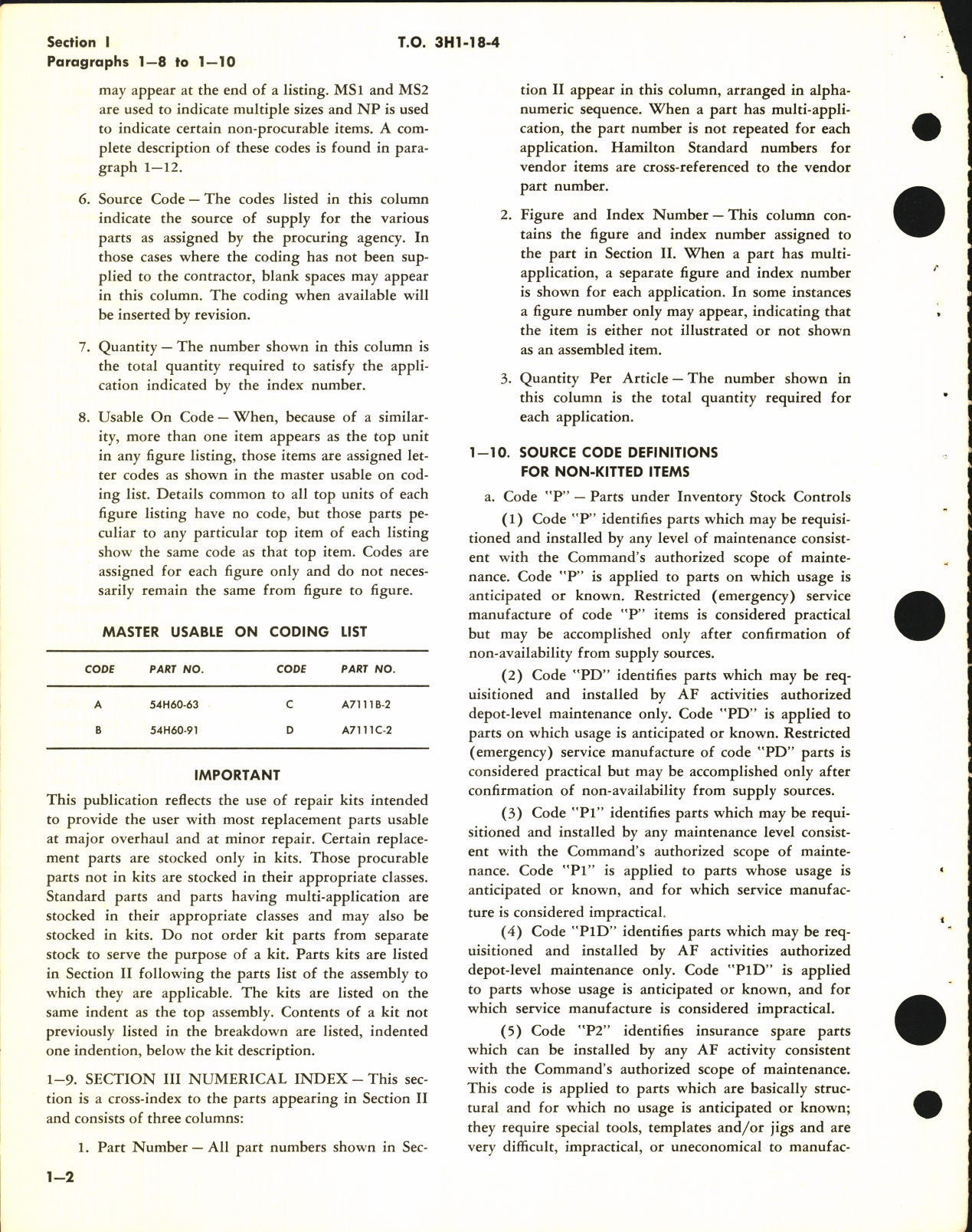 Sample page 6 from AirCorps Library document: Illustrated Parts Breakdown for Variable Pitch Aircraft Propellers