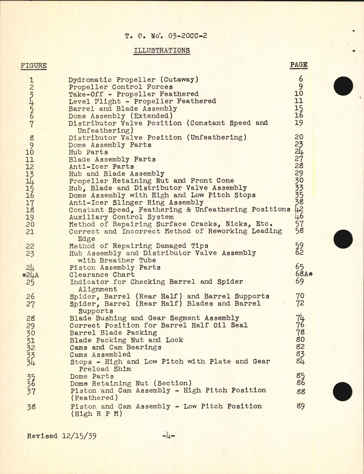 Sample page 6 from AirCorps Library document: Service & Overhaul Instructions for the Hydromatic Controllable Propeller (Full Feathering)