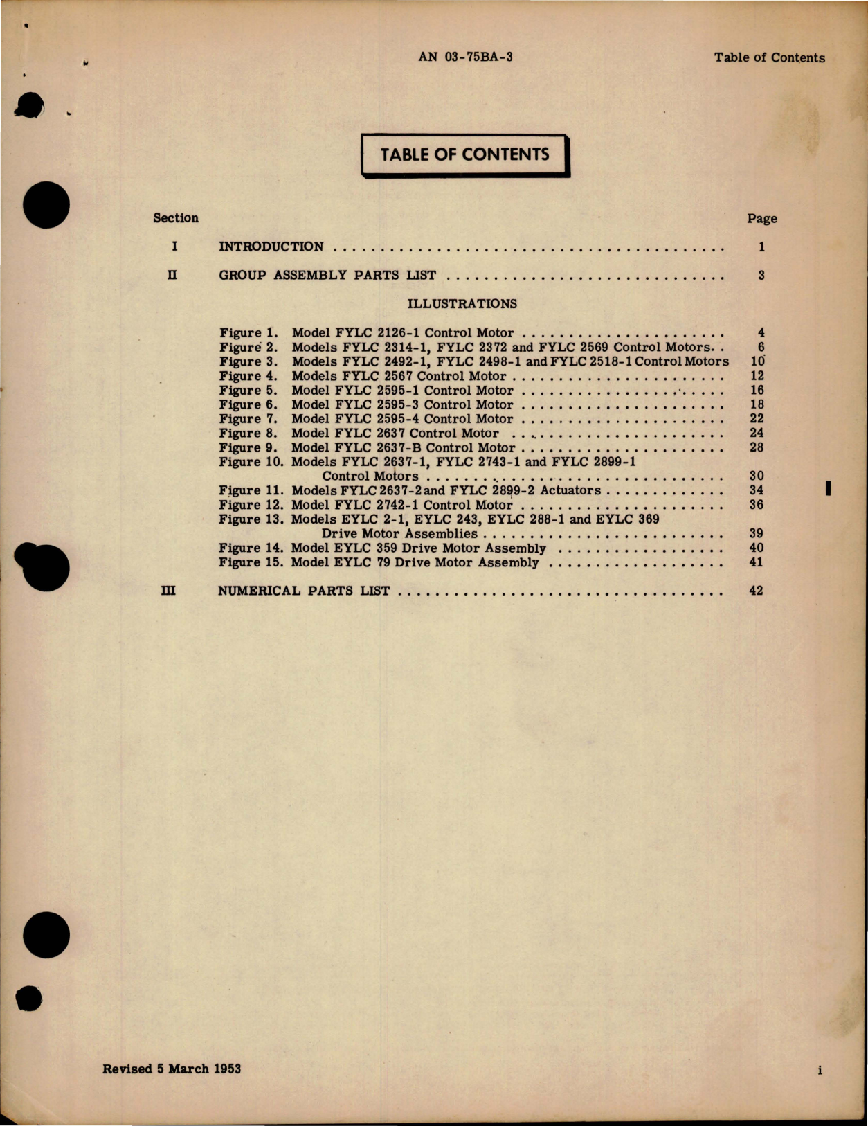 Sample page 5 from AirCorps Library document: Parts Catalog for Aircraft Actuators - Model FYLC Series - Components of Temperature Control System