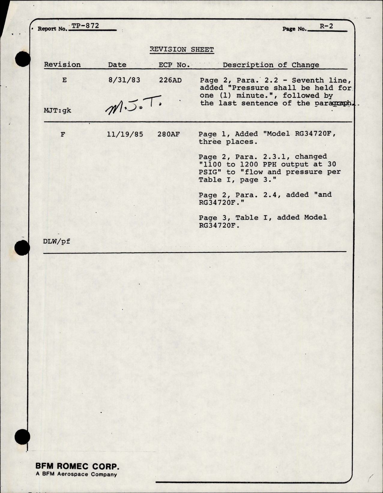 Sample page 5 from AirCorps Library document: Production Test Procedure No. 872 for Engine Driven Vane Pump 