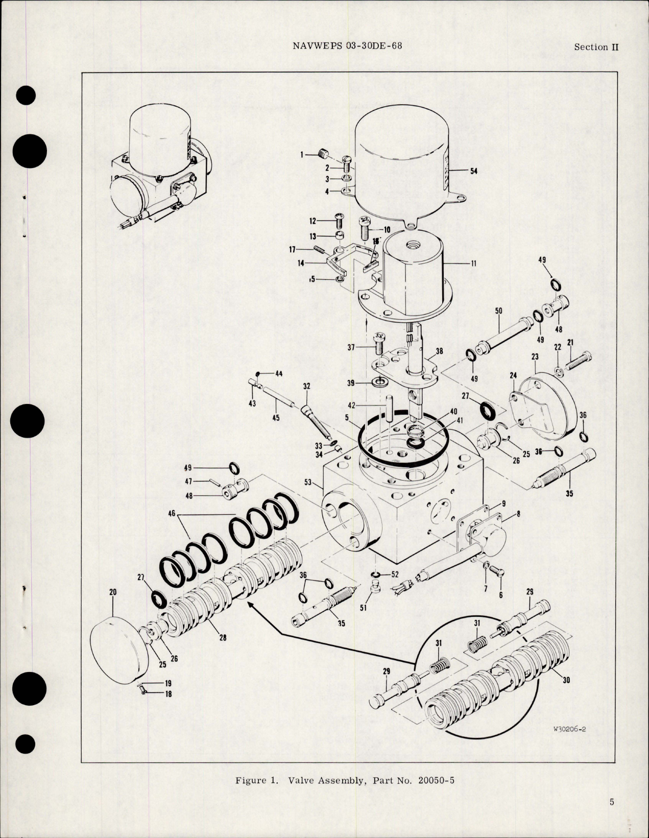 Sample page 7 from AirCorps Library document: Illustrated Parts Breakdown for Electro Hydraulic Servo Valve - Part 20050-5 